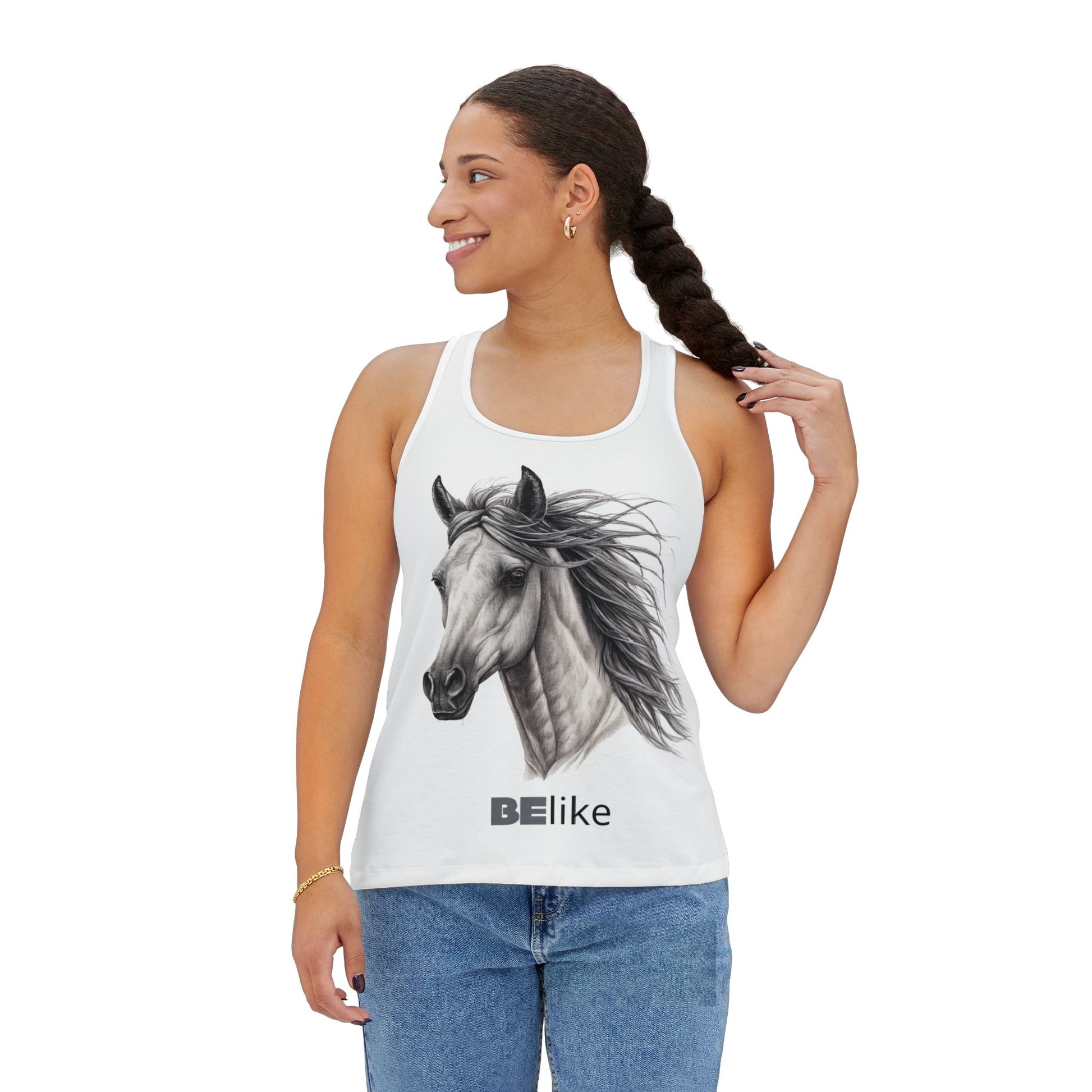 BElike the Horse Women's Tank Top | Horse Spirit Animal Shirt | BElike.store