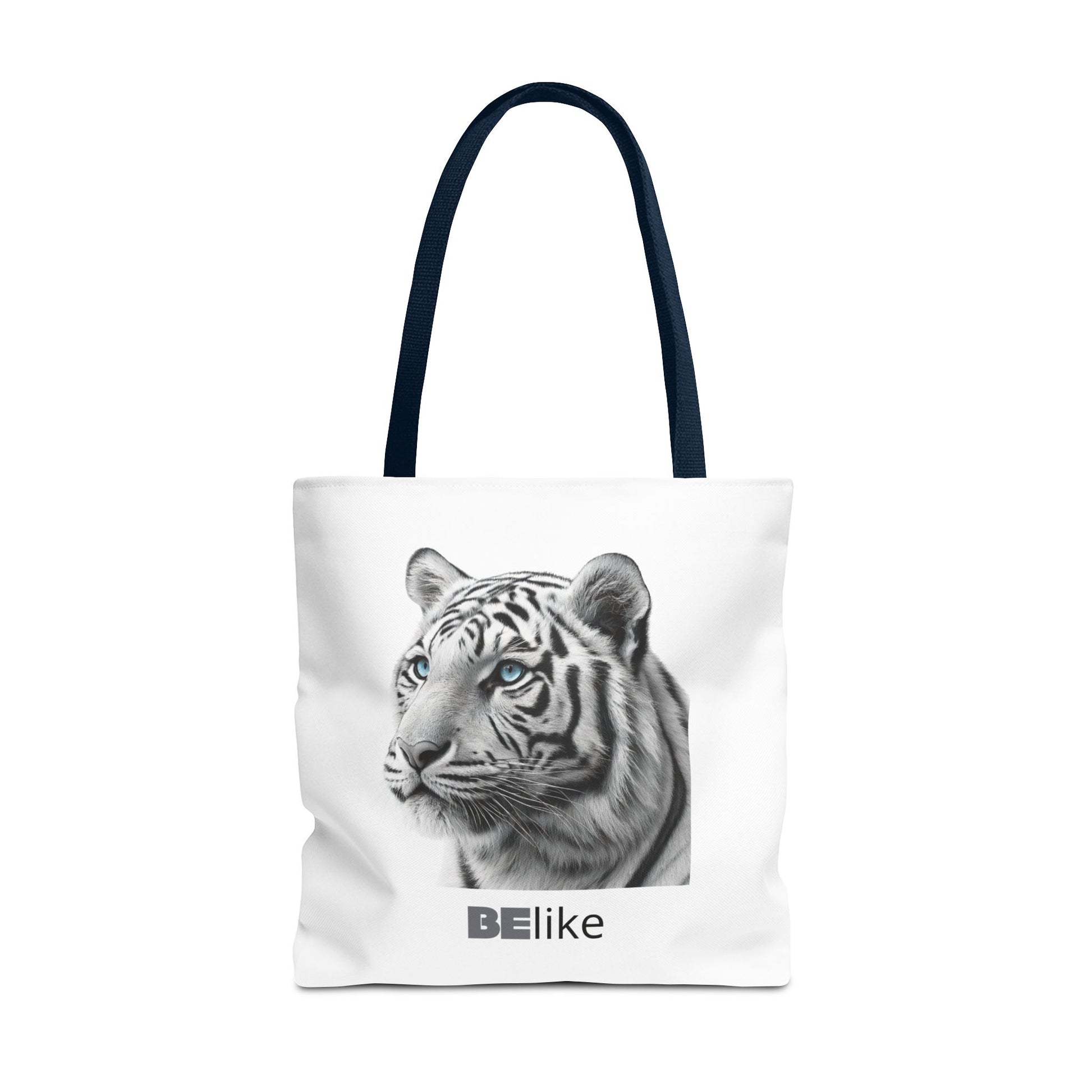 BElike the White Tiger Tote Bag | Independent & Strong | BElike.store