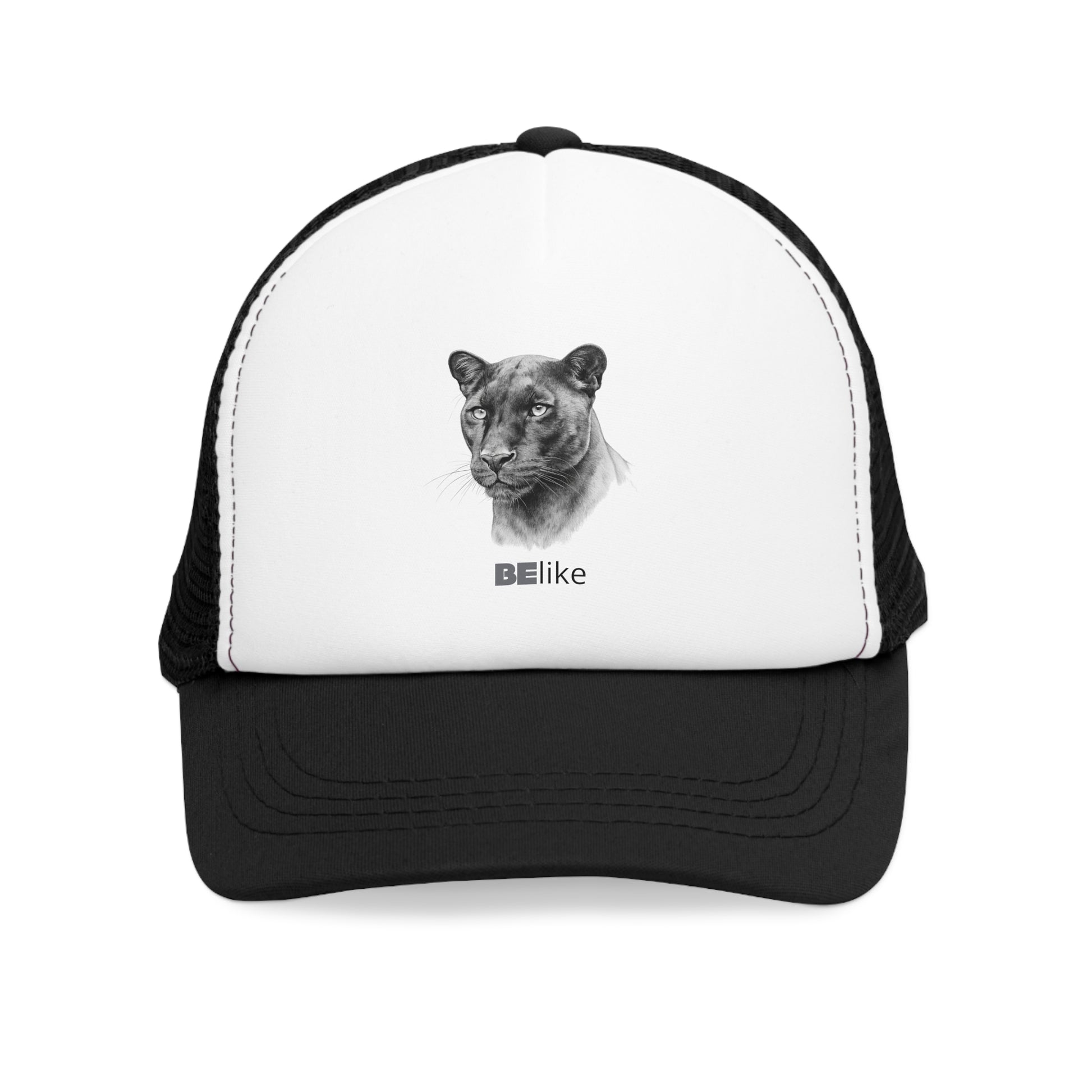 Black Panther trucker cap with quote