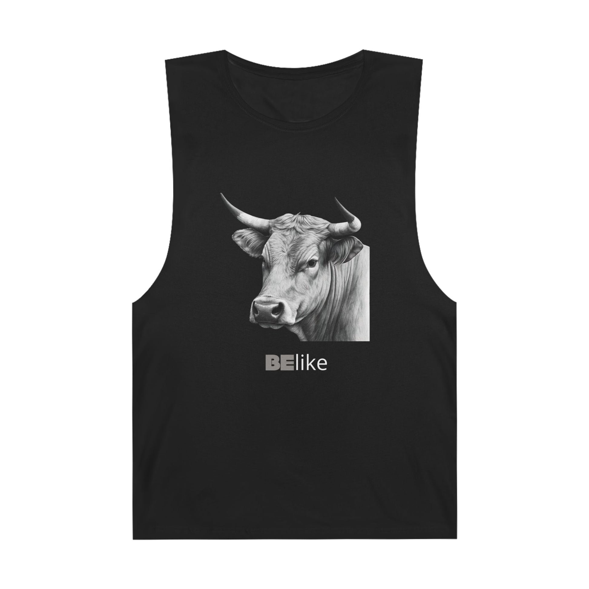 Bull spirit tank top with motivational quote