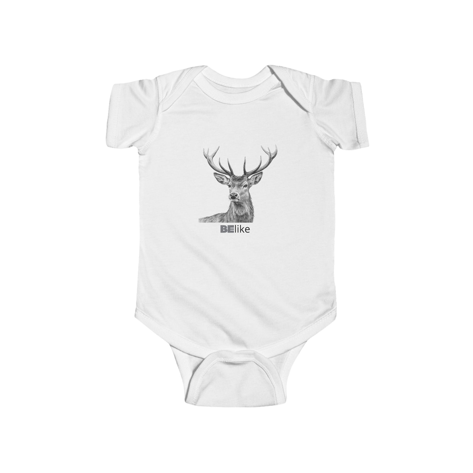 BElike the Deer Baby Bodysuit – Graceful and Free Design