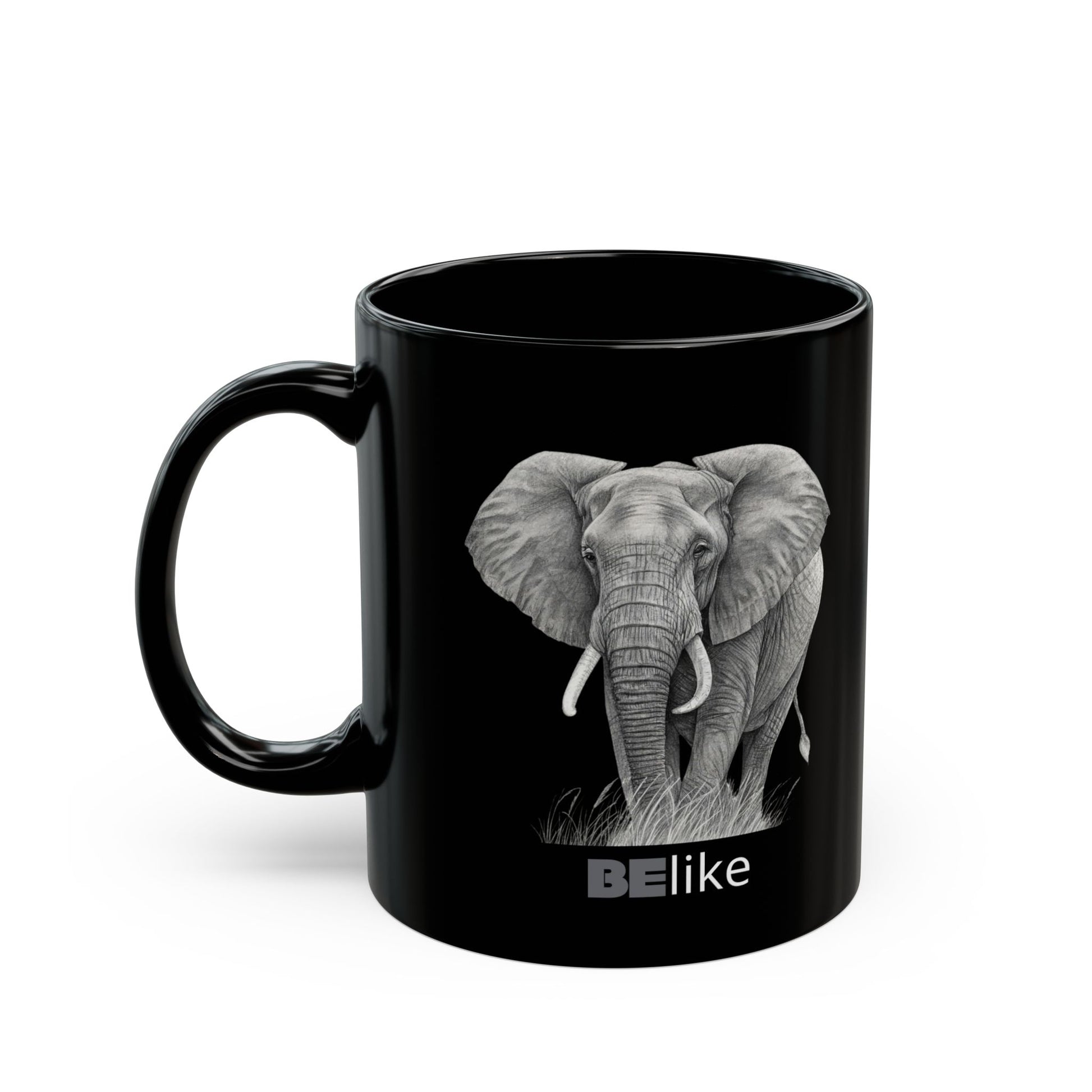 Gift mug with elephant symbolism