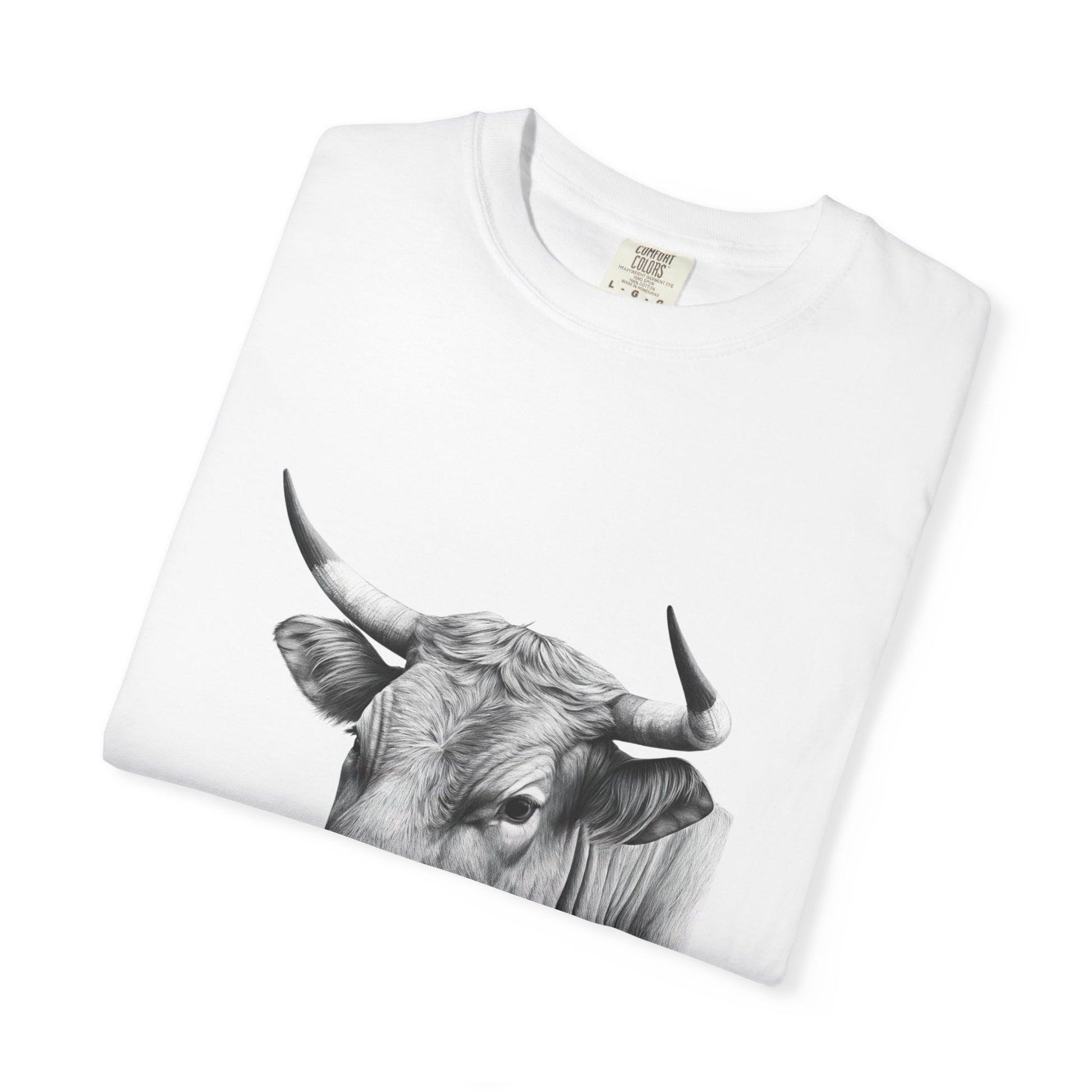 Inspirational bull graphic tee