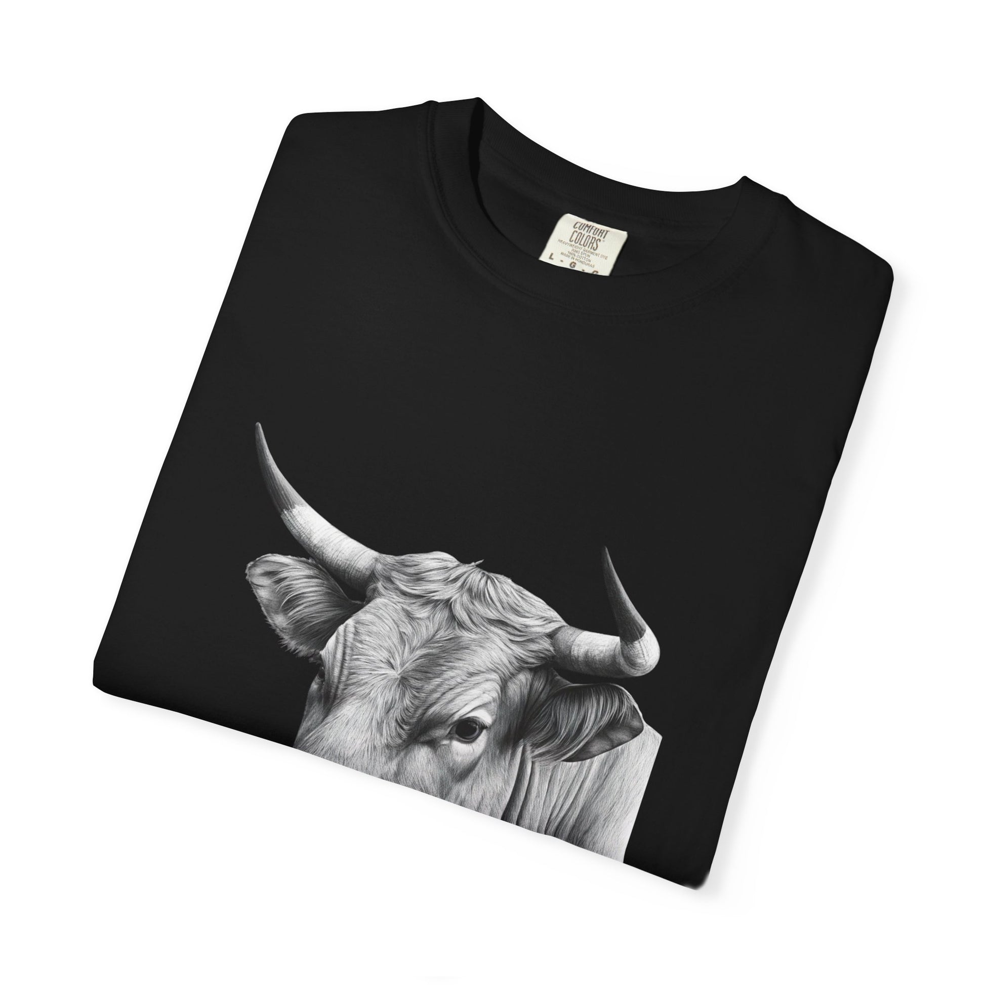 Minimalist bull design with motivational quote