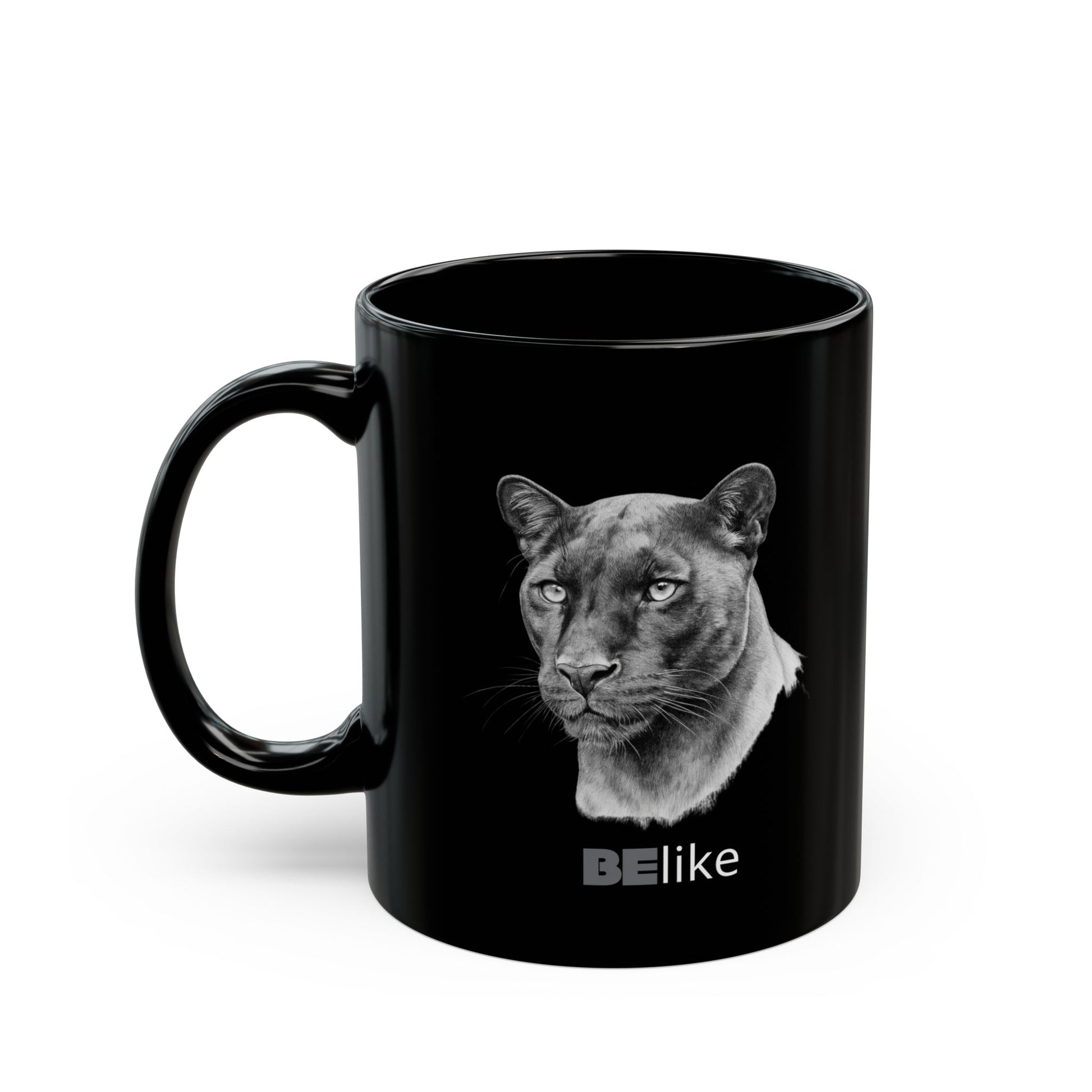 Motivational panther gift mug