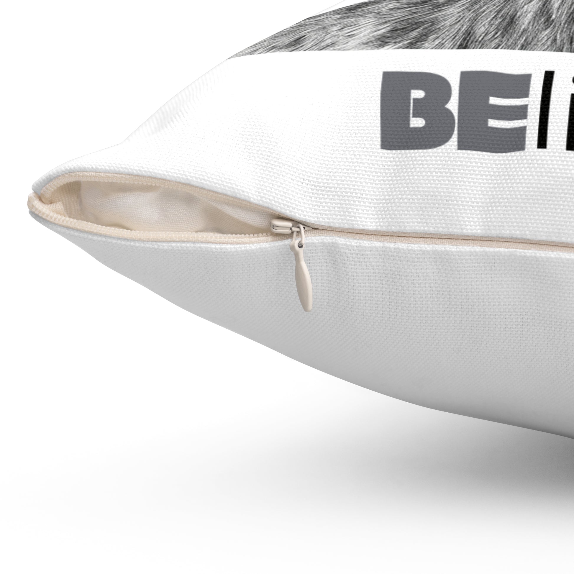 BElike the Deer Pillow Black and White Animal Spirit Design