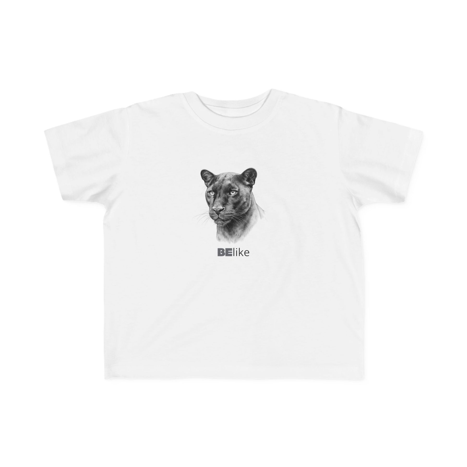 Toddler white t-shirt with Black Panther design
