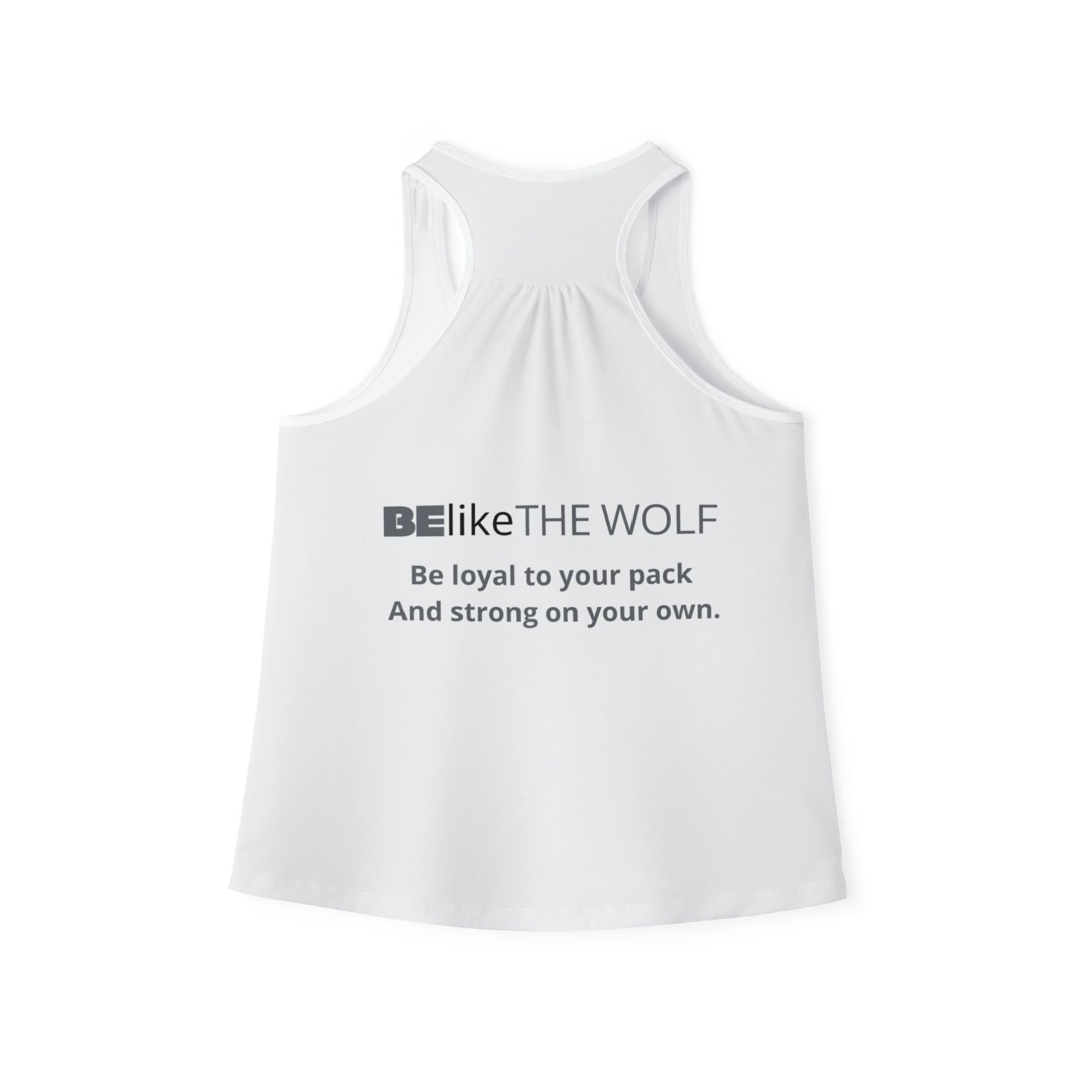 Inspirational Wolf Quote Tank Top for Women