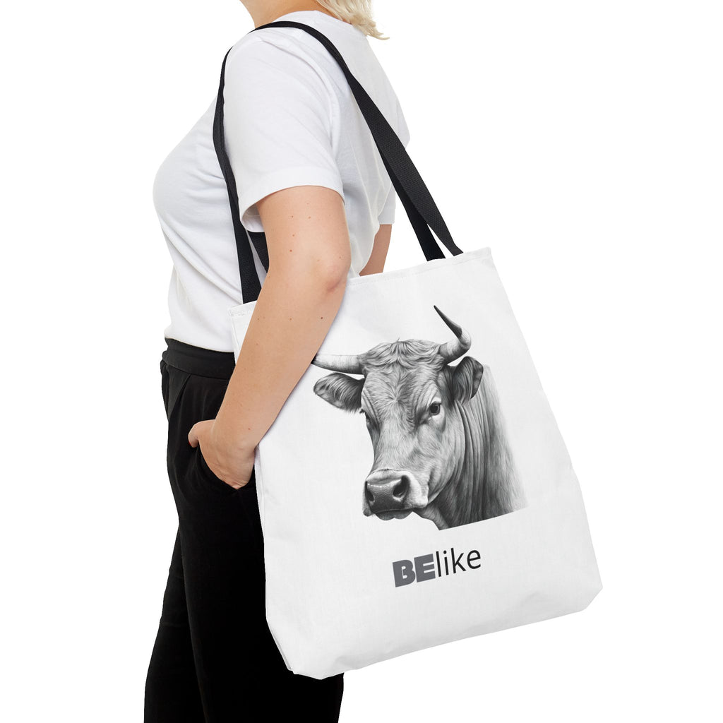 BElike the Bull Tote Bag | Strong & Stylish Animal Spirit Bag | BElike.store