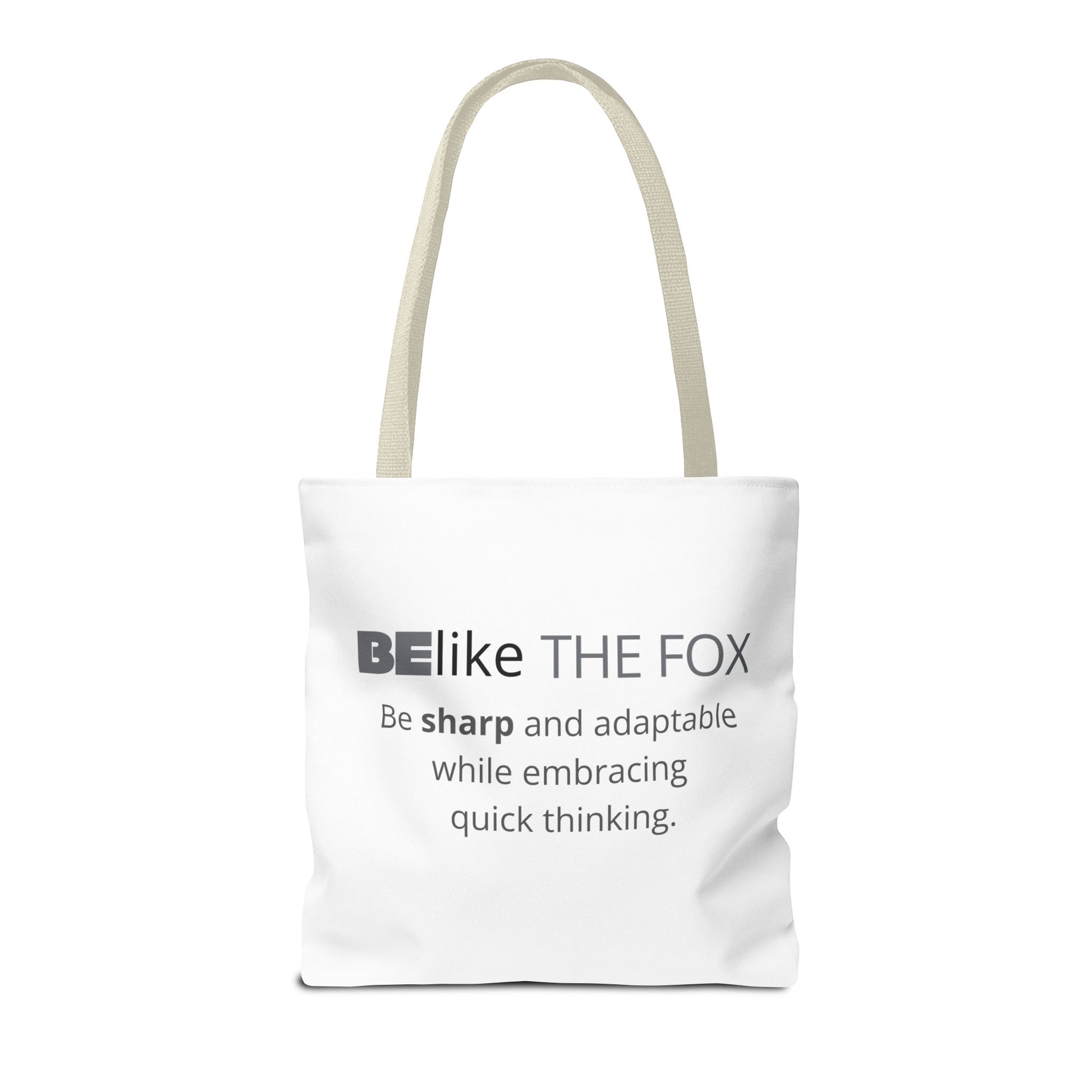 BElike the Fox Tote Bag | Inspirational Spirit Animal Tote | BElike.store