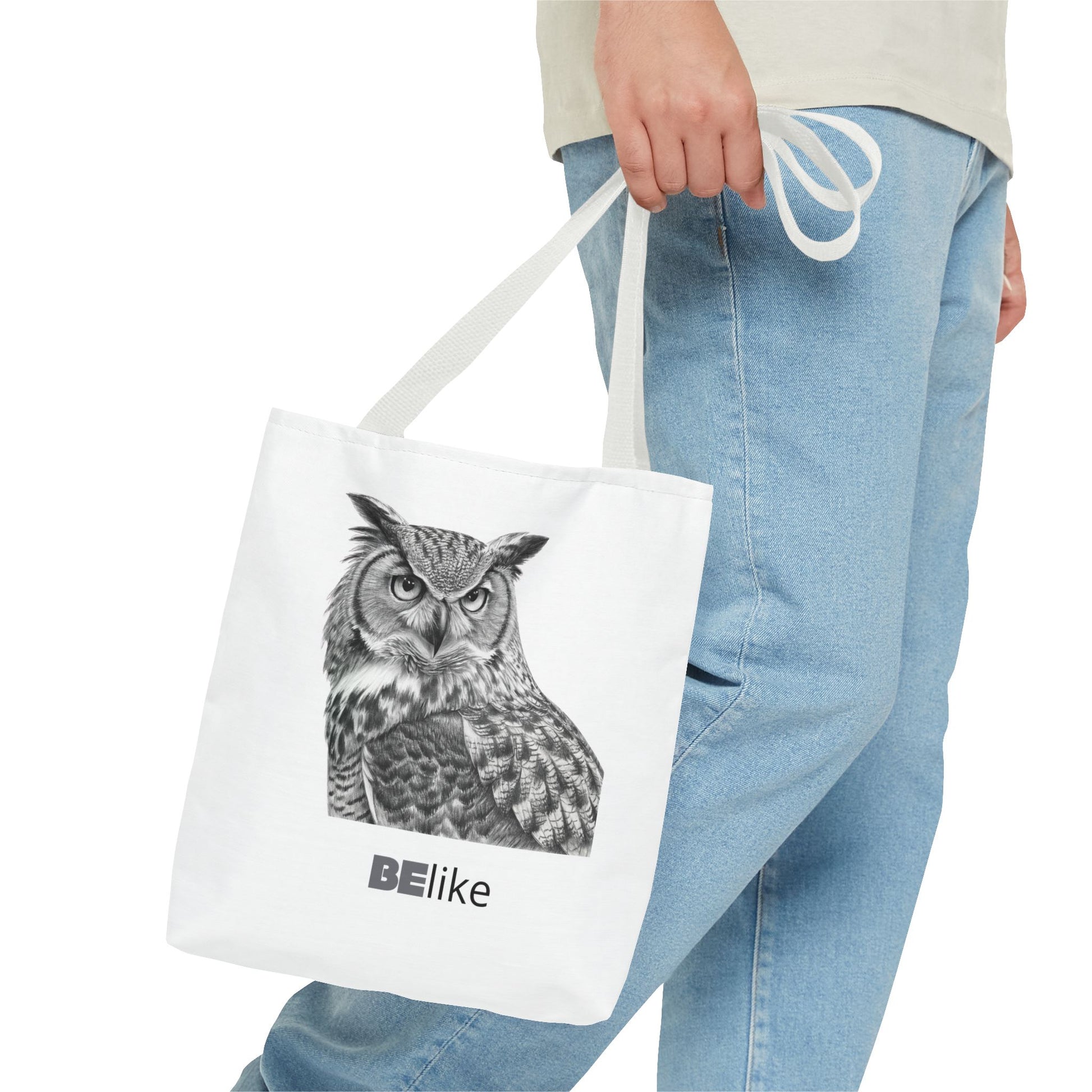 BElike the Owl Tote Bag | Patience & Purpose On the Go | BElike.store