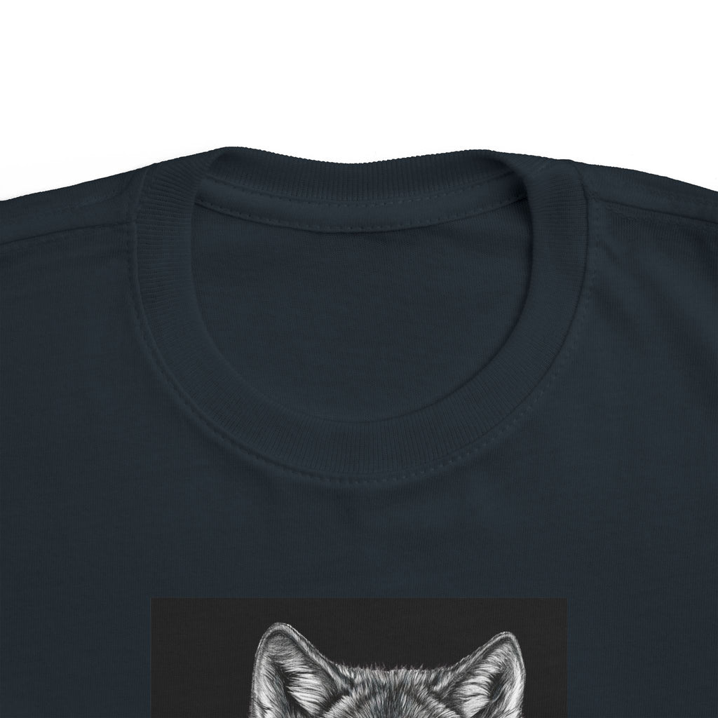 Toddler’s BElike the Wolf Black T-shirt | Inspirational Animal Spirit Tee | BElike.store