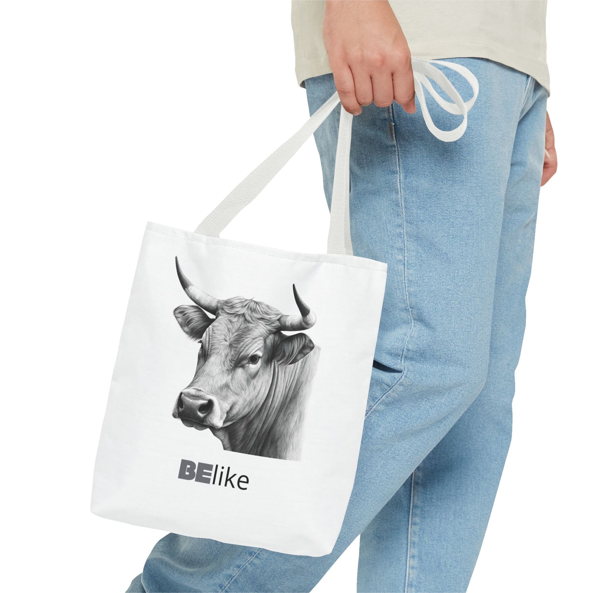 BElike the Bull Tote Bag | Strong & Stylish Animal Spirit Bag | BElike.store