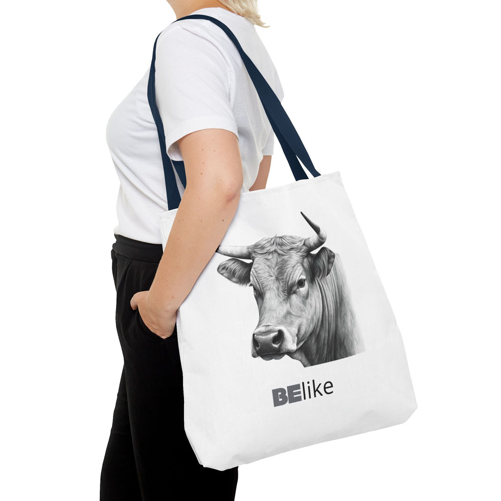 BElike the Bull Tote Bag | Strong & Stylish Animal Spirit Bag | BElike.store