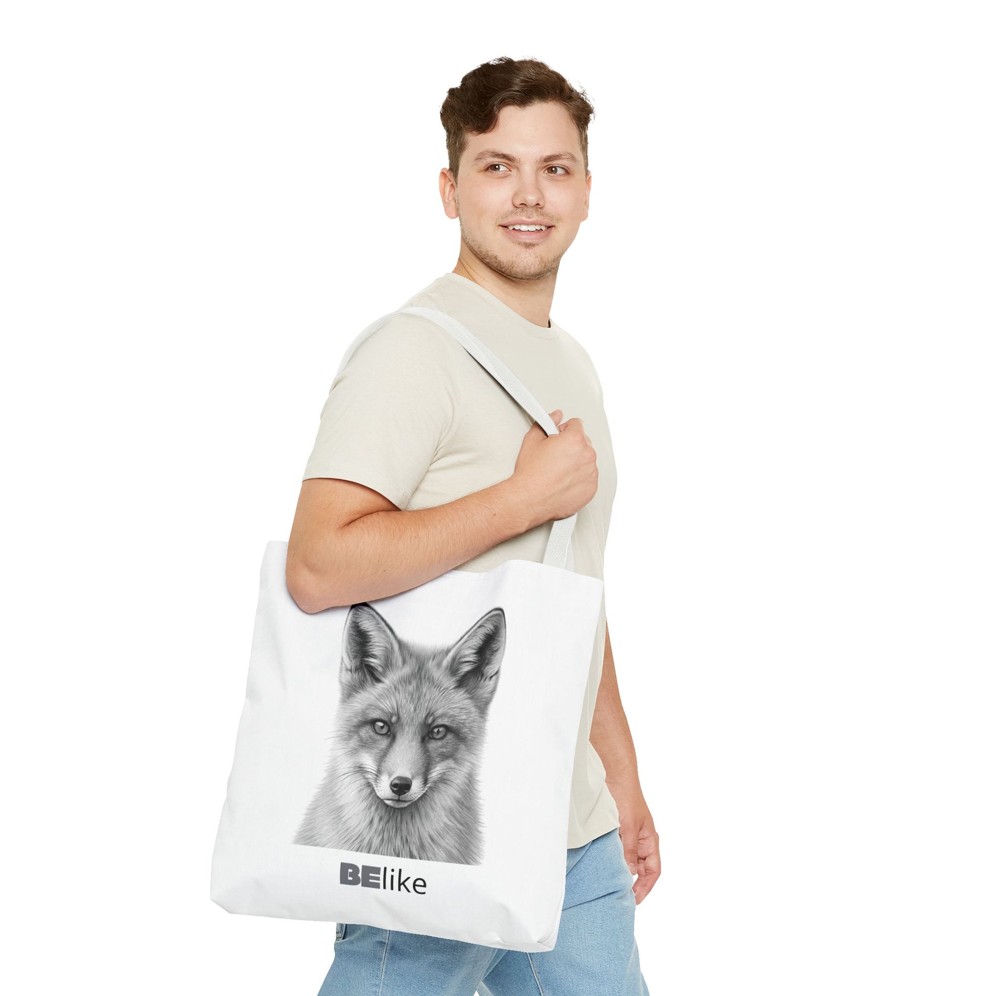 BElike the Fox Tote Bag | Inspirational Spirit Animal Tote | BElike.store