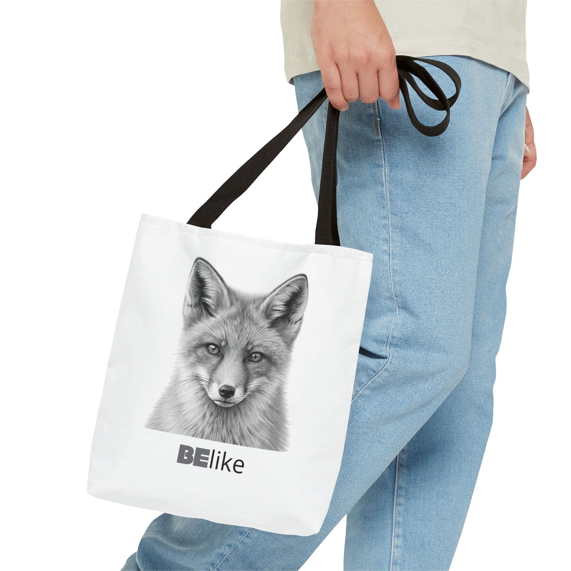 BElike the Fox Tote Bag | Inspirational Spirit Animal Tote | BElike.store