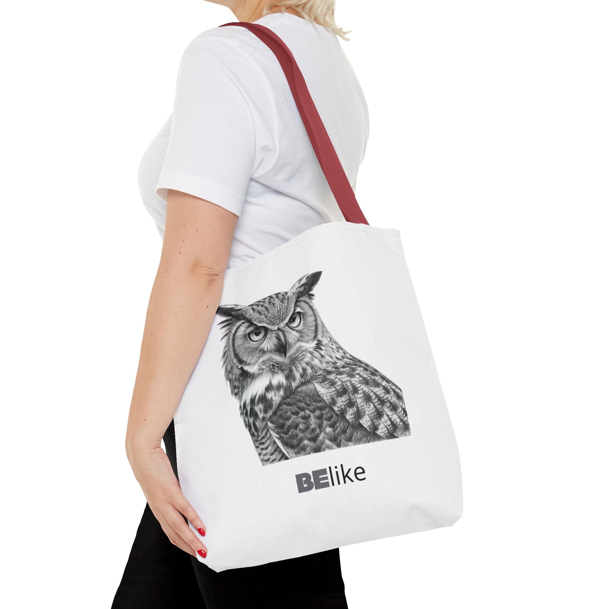 BElike the Owl Tote Bag | Patience & Purpose On the Go | BElike.store