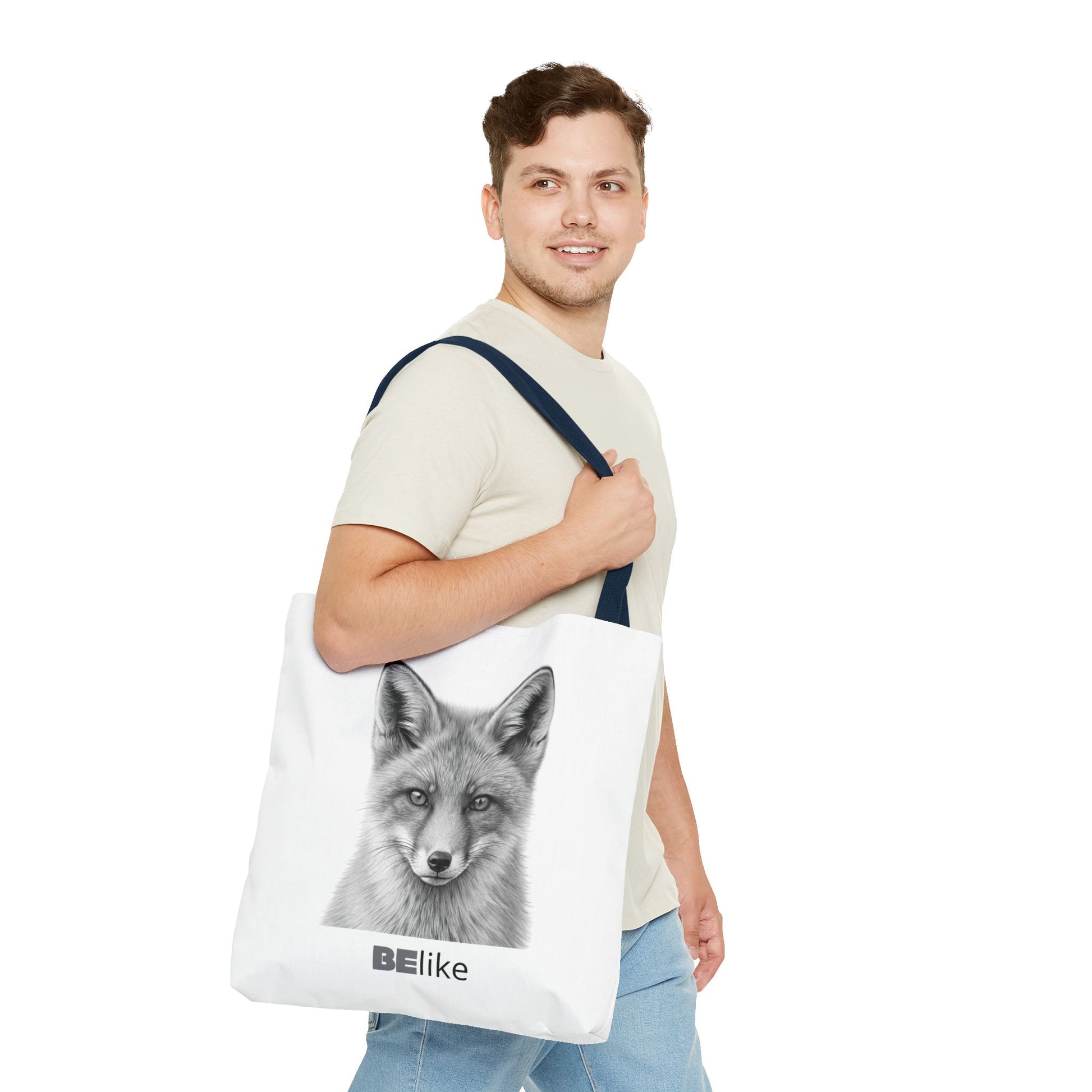 BElike the Fox Tote Bag | Inspirational Spirit Animal Tote | BElike.store