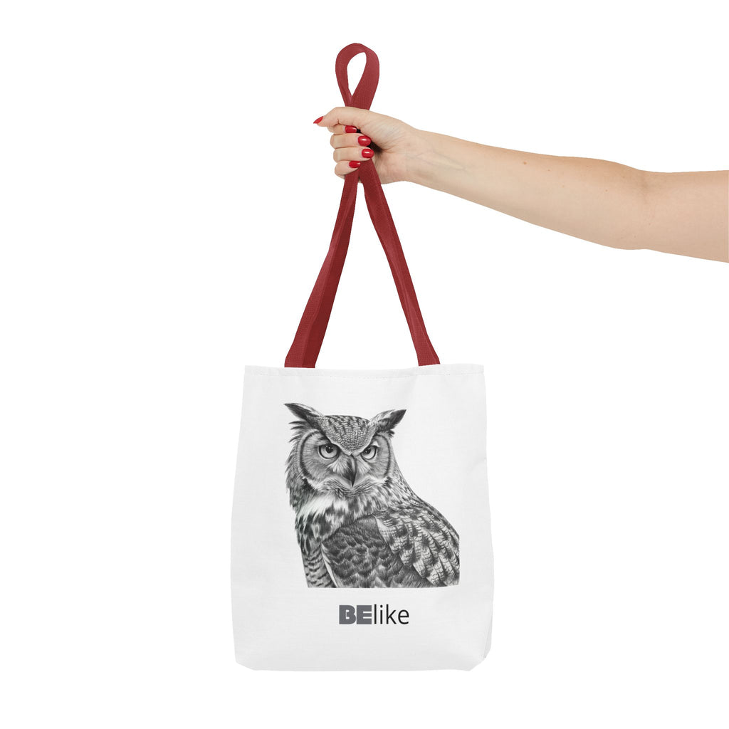 BElike the Owl Tote Bag | Patience & Purpose On the Go | BElike.store