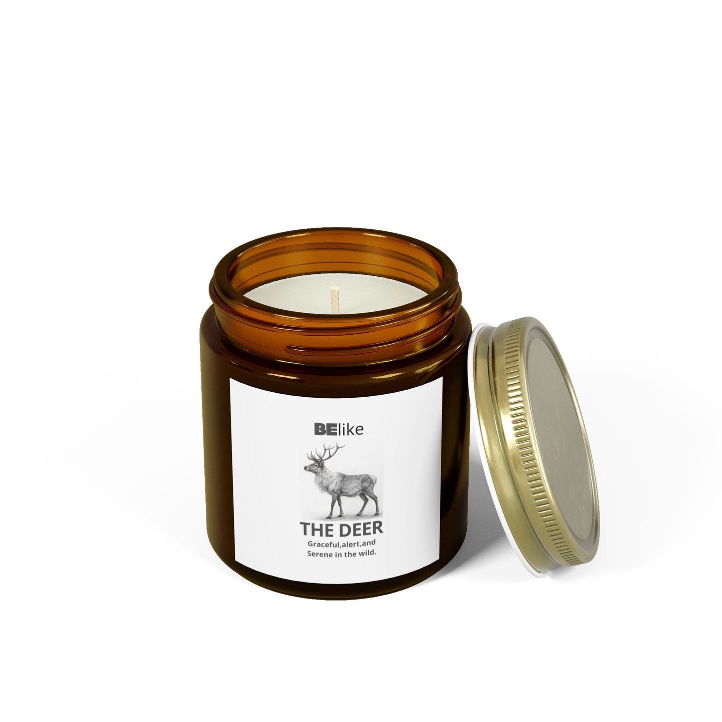 BElike The Deer Scented Candle - Coconut Apricot Wax (4oz, 9oz)