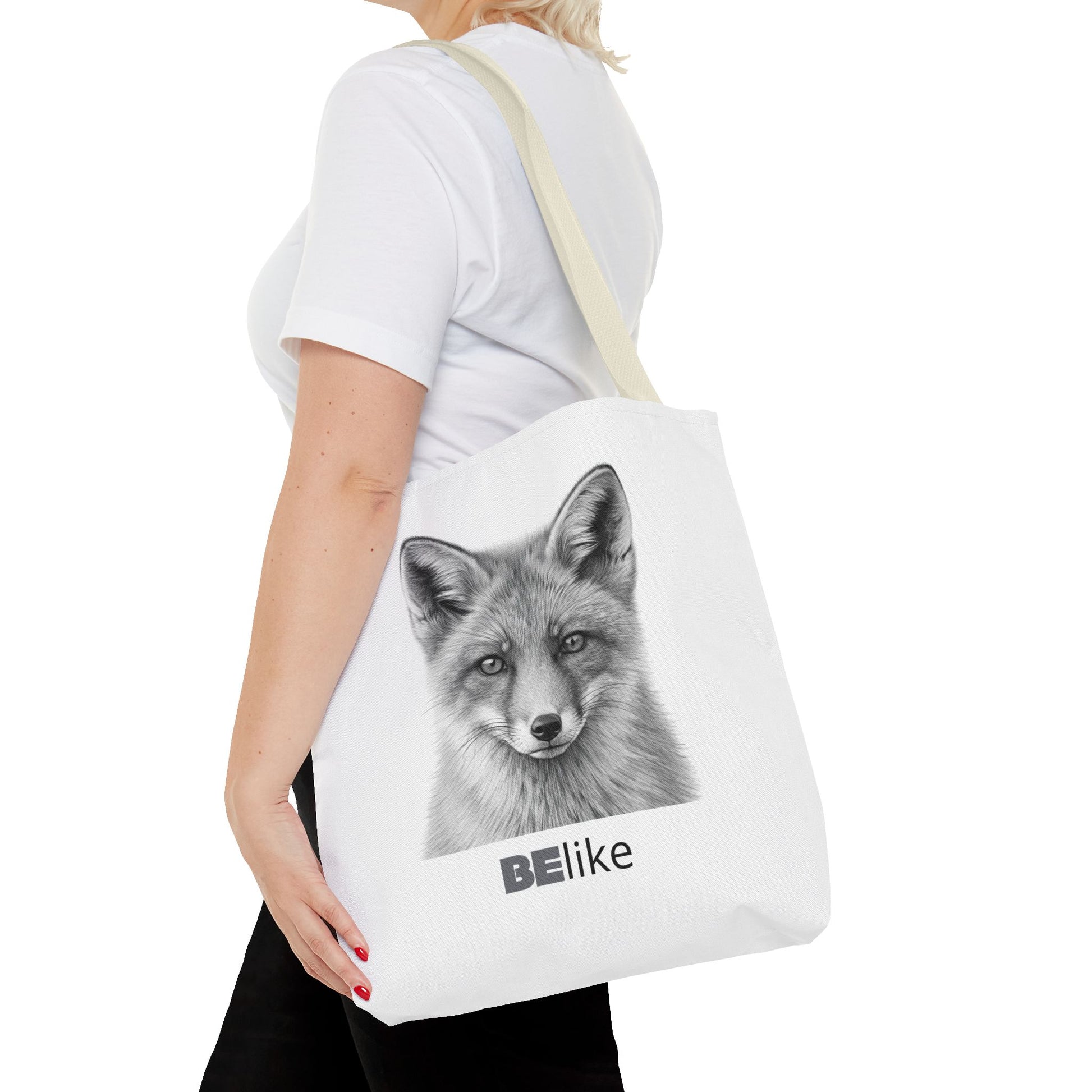 BElike the Fox Tote Bag | Inspirational Spirit Animal Tote | BElike.store