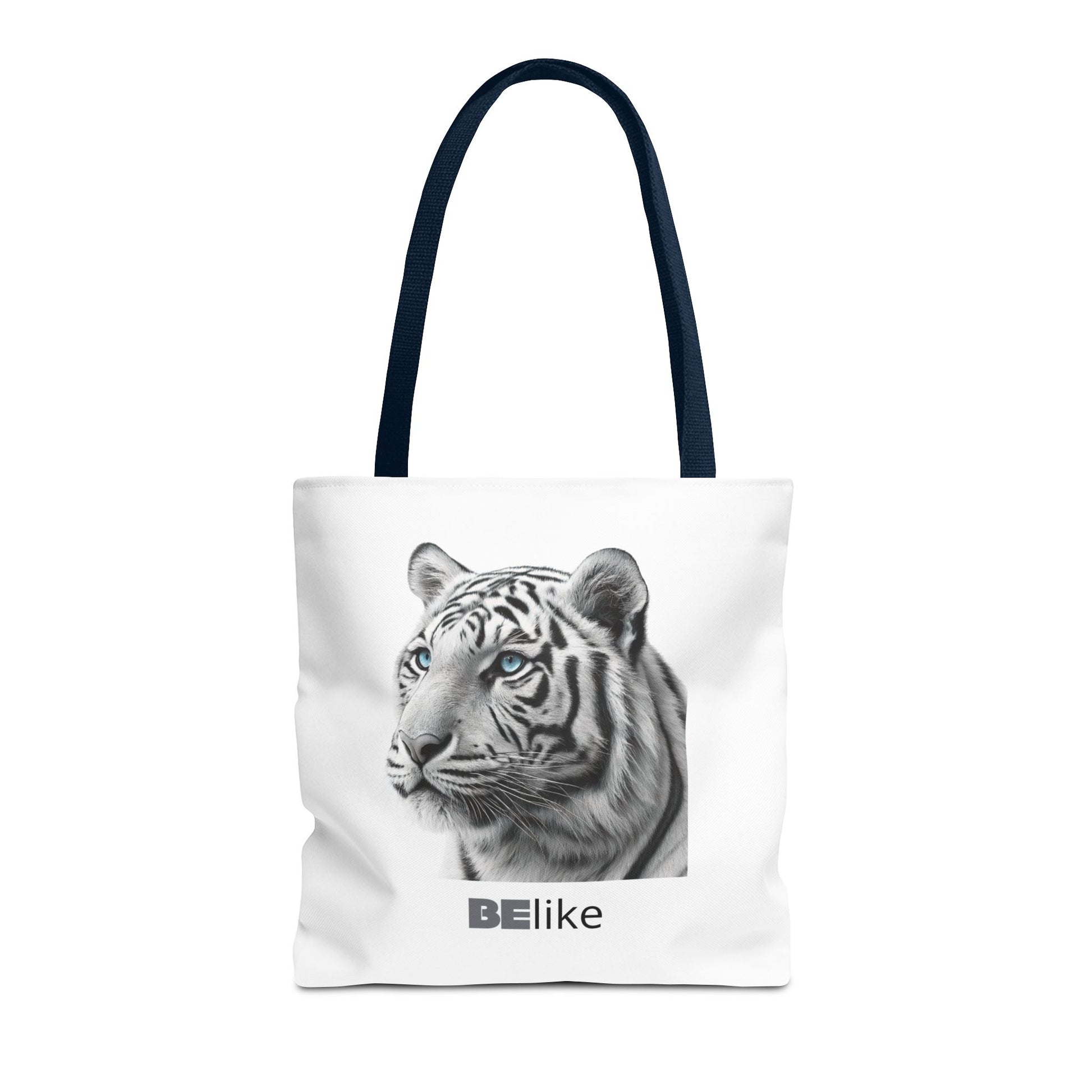 BElike the White Tiger Tote Bag | Independent & Strong | BElike.store