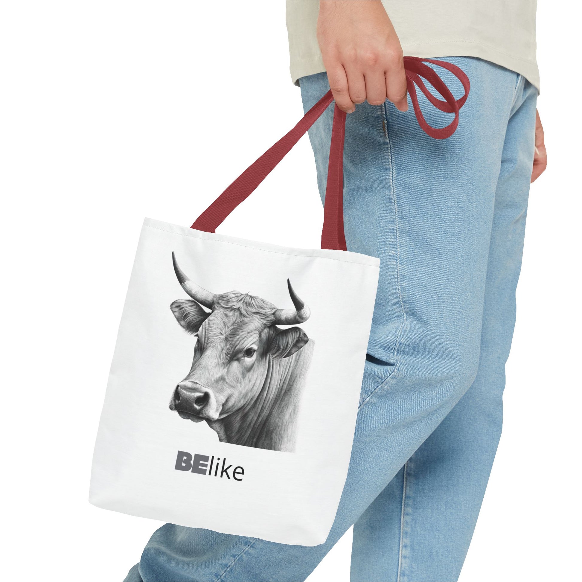 BElike the Bull Tote Bag | Strong & Stylish Animal Spirit Bag | BElike.store