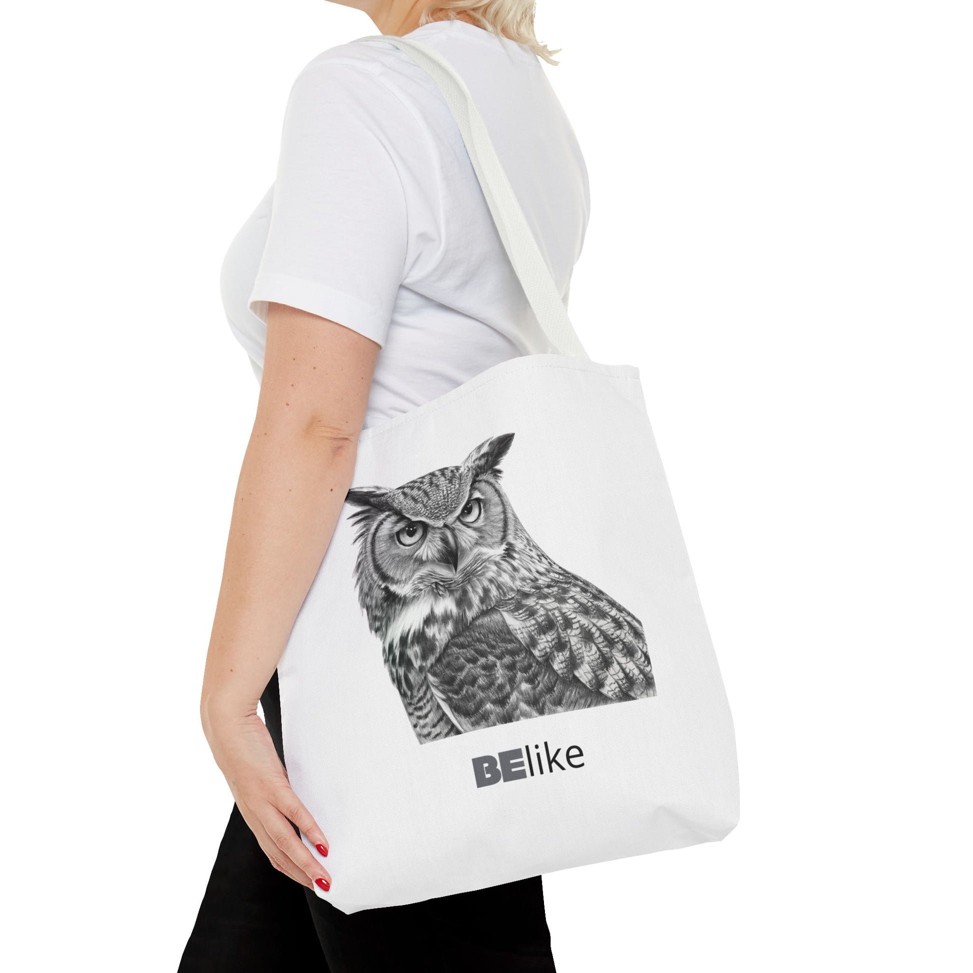 BElike the Owl Tote Bag | Patience & Purpose On the Go | BElike.store