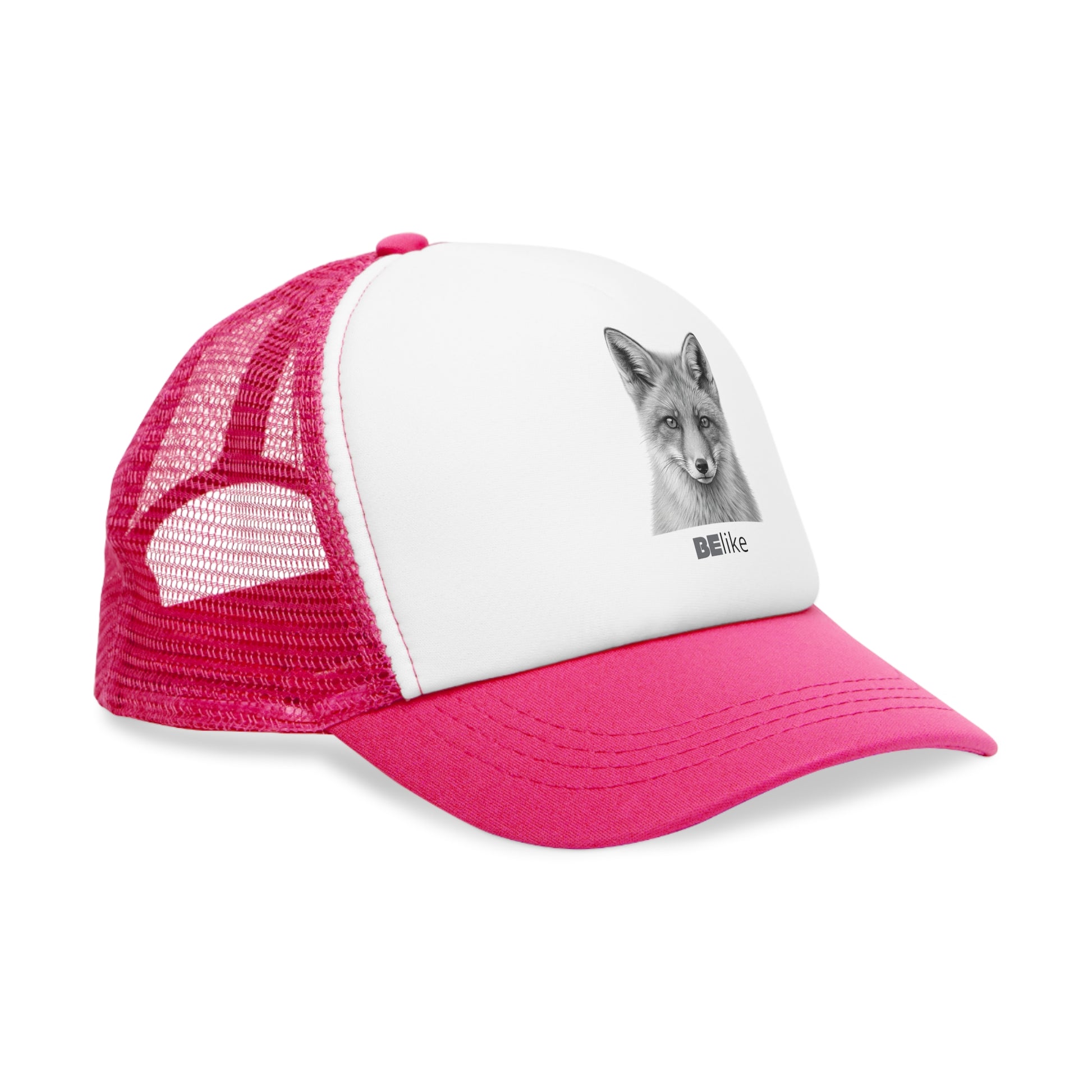BElike the Fox Trucker Cap | Minimalist Spirit Animal Hat | BElike.store