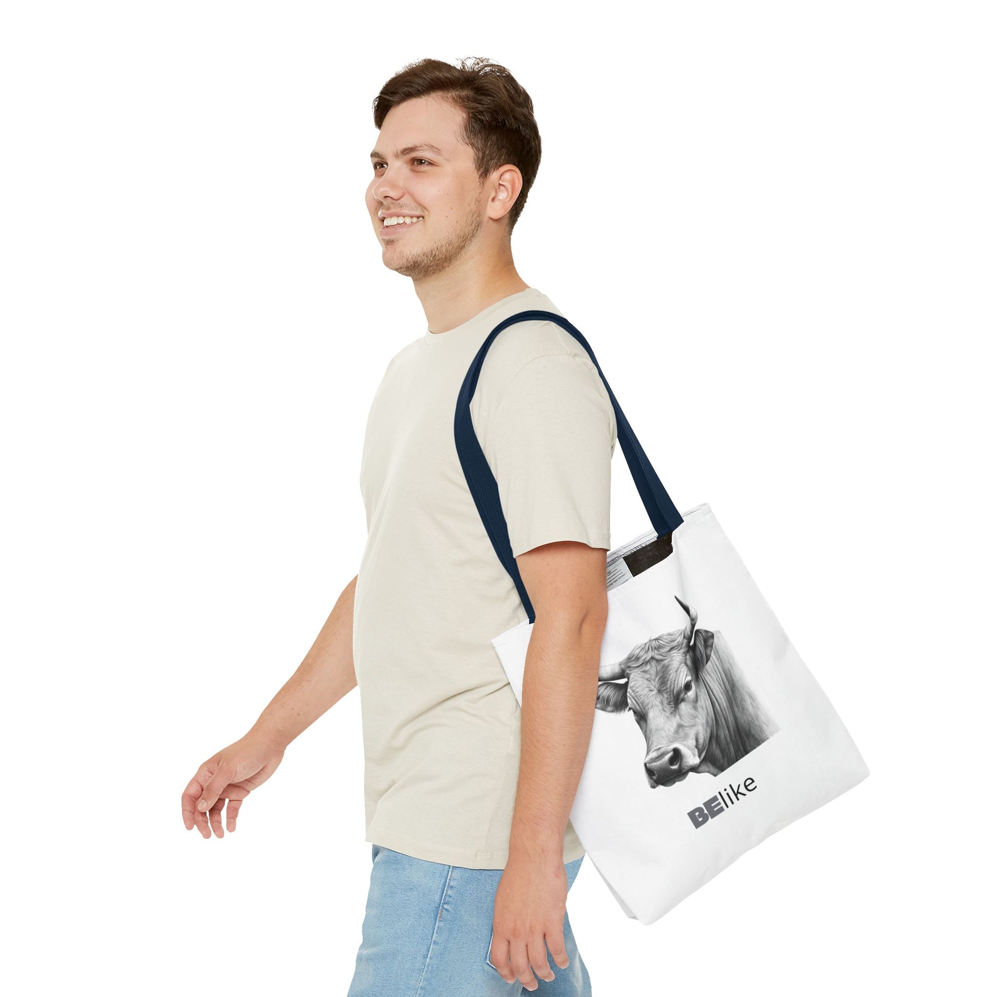 BElike the Bull Tote Bag | Strong & Stylish Animal Spirit Bag | BElike.store