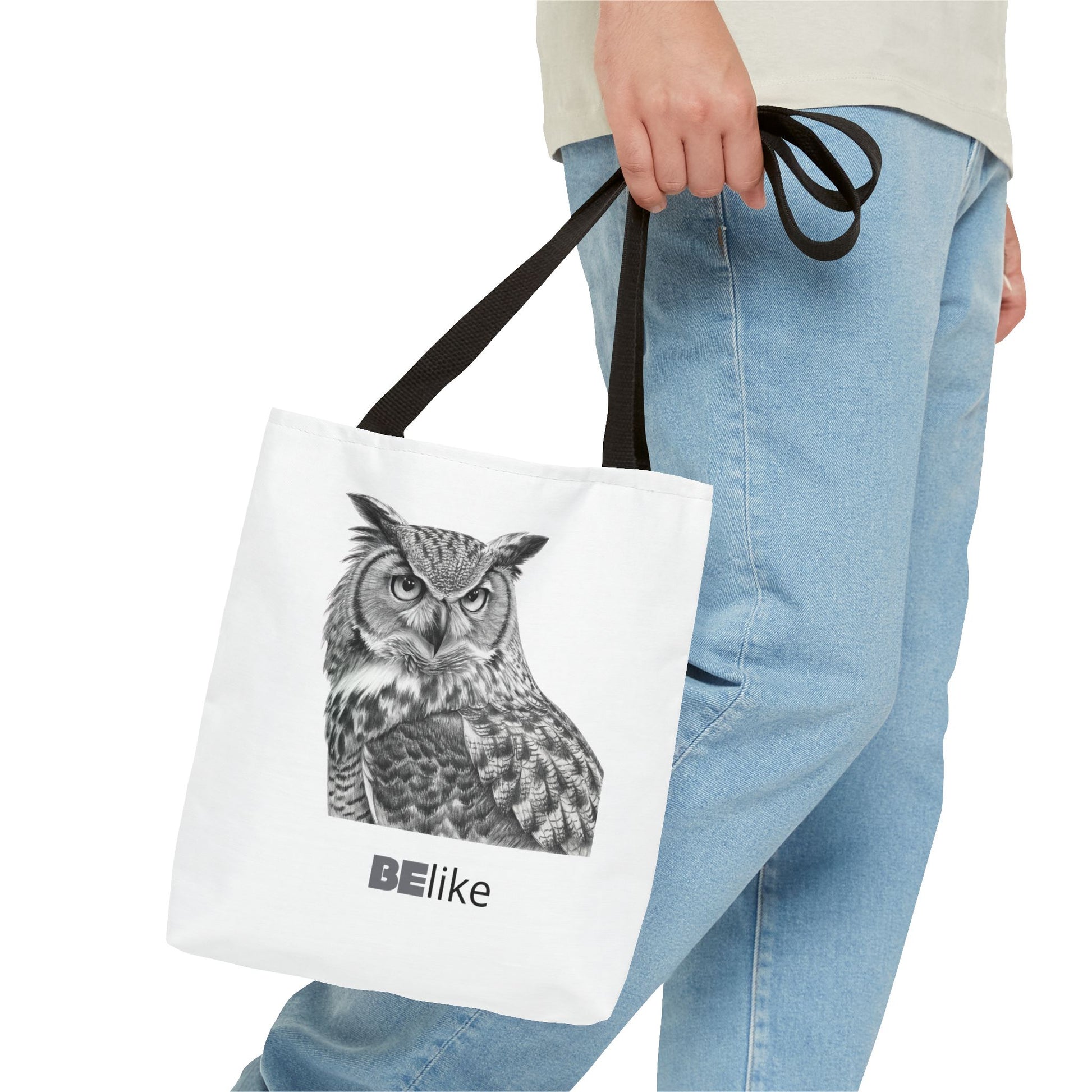 BElike the Owl Tote Bag | Patience & Purpose On the Go | BElike.store