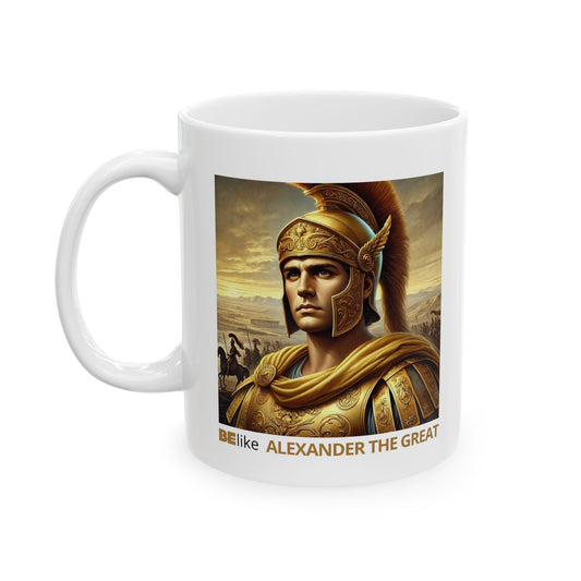 BElike Alexander The Great Inspirational Ceramic Mug, (11oz, 15oz)