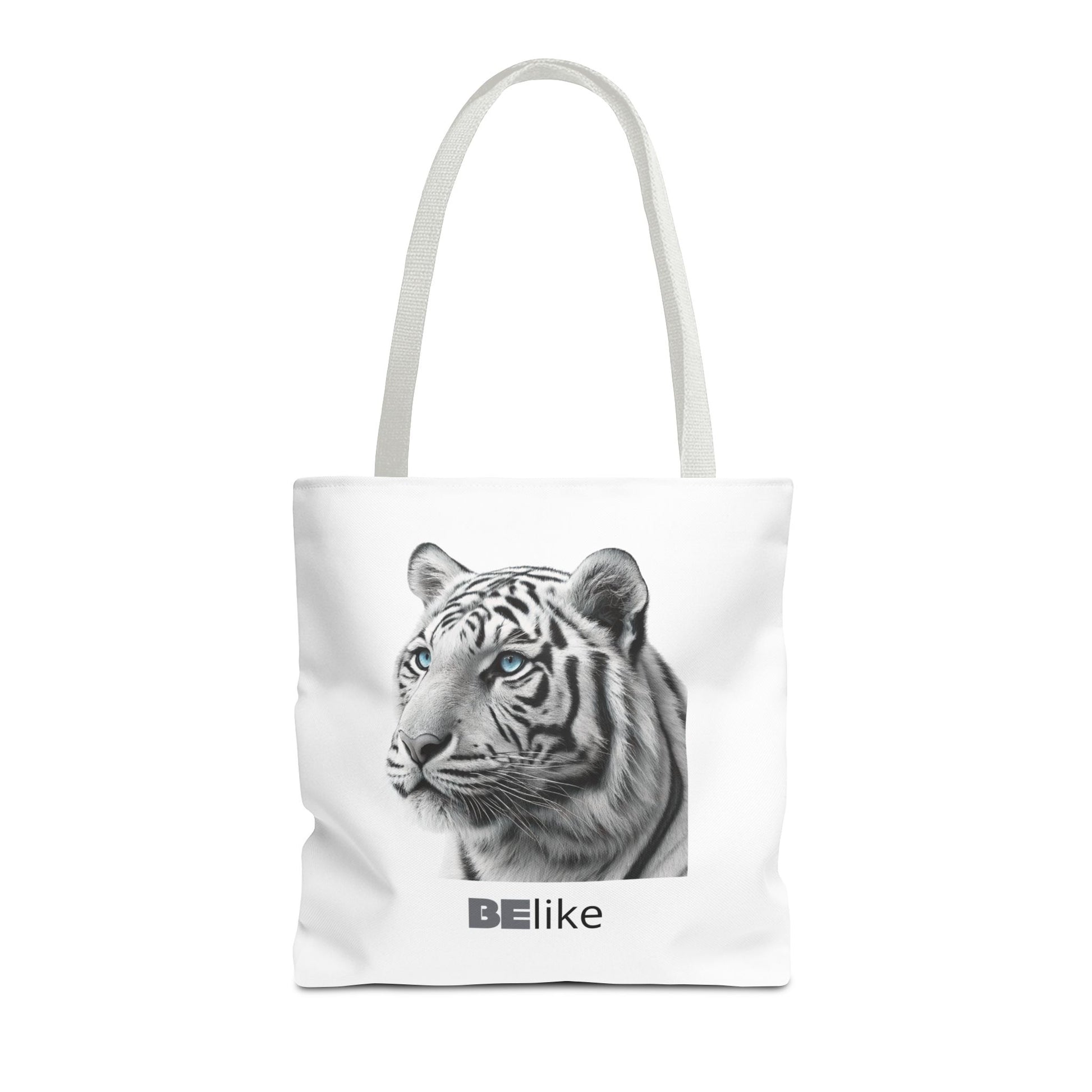 BElike the White Tiger Tote Bag | Independent & Strong | BElike.store