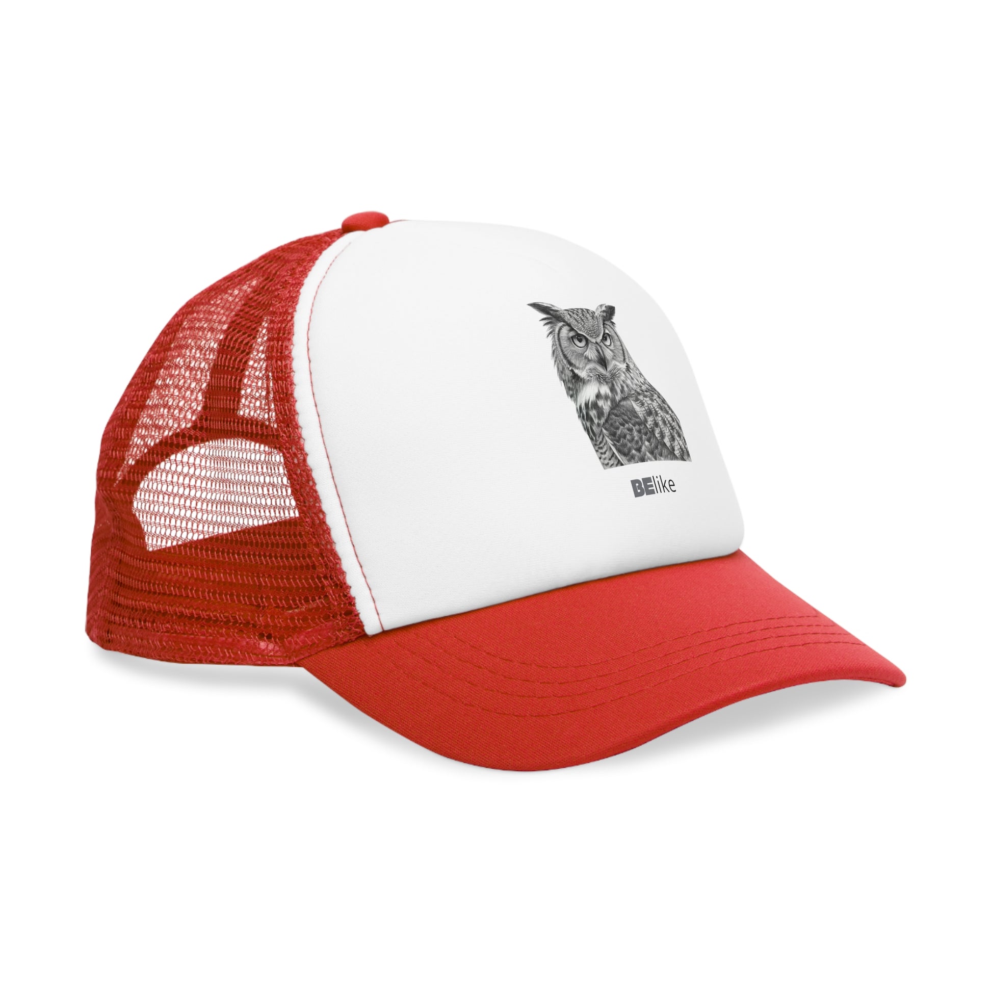 BElike the Owl Trucker Cap | Inspirational Owl Hat | BElike.store