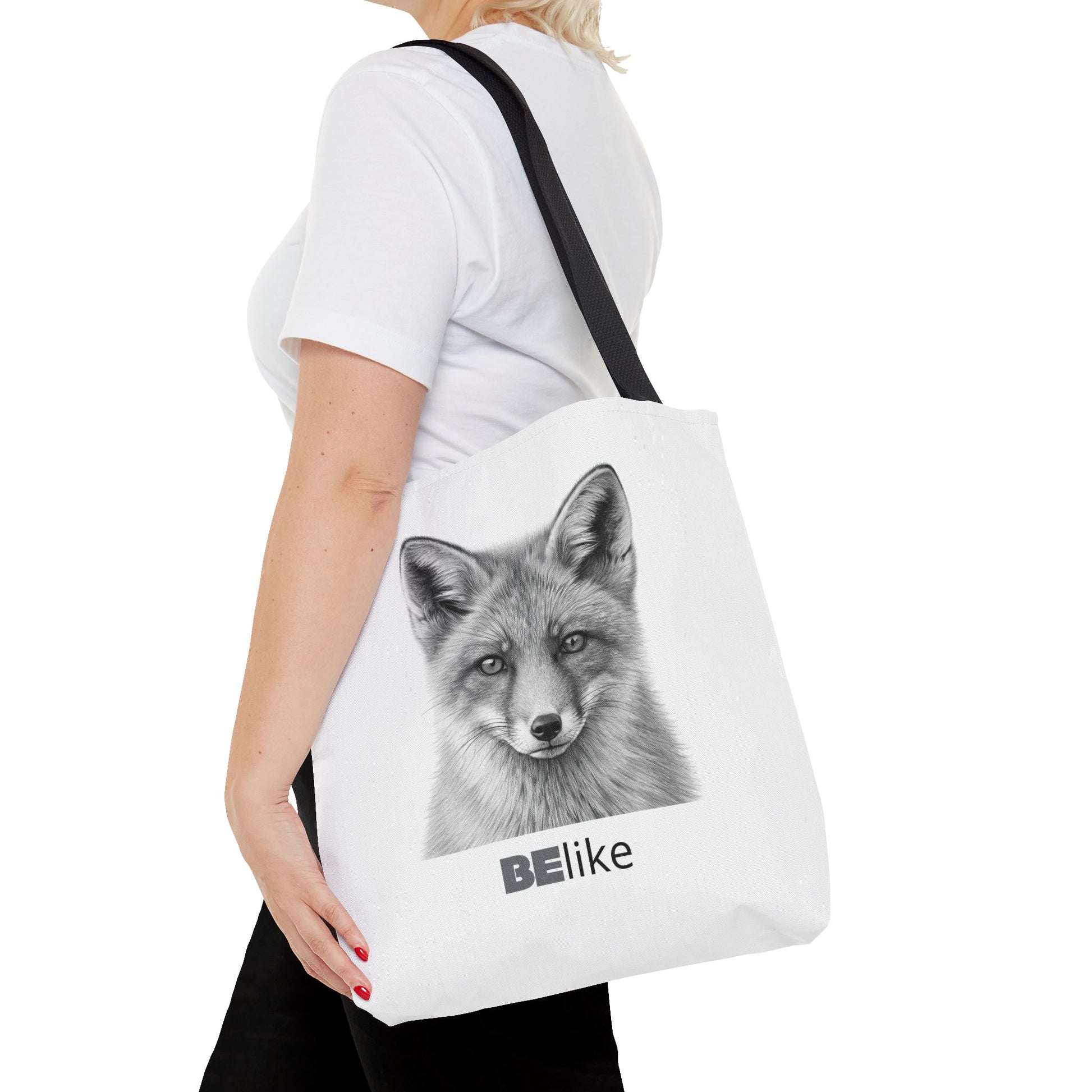 BElike the Fox Tote Bag | Inspirational Spirit Animal Tote | BElike.store