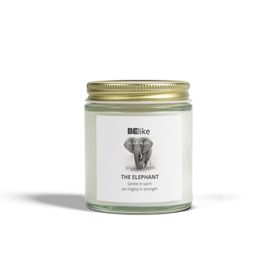 BElike The Elephant Scented Candle - Coconut Apricot Wax (4oz, 9oz)