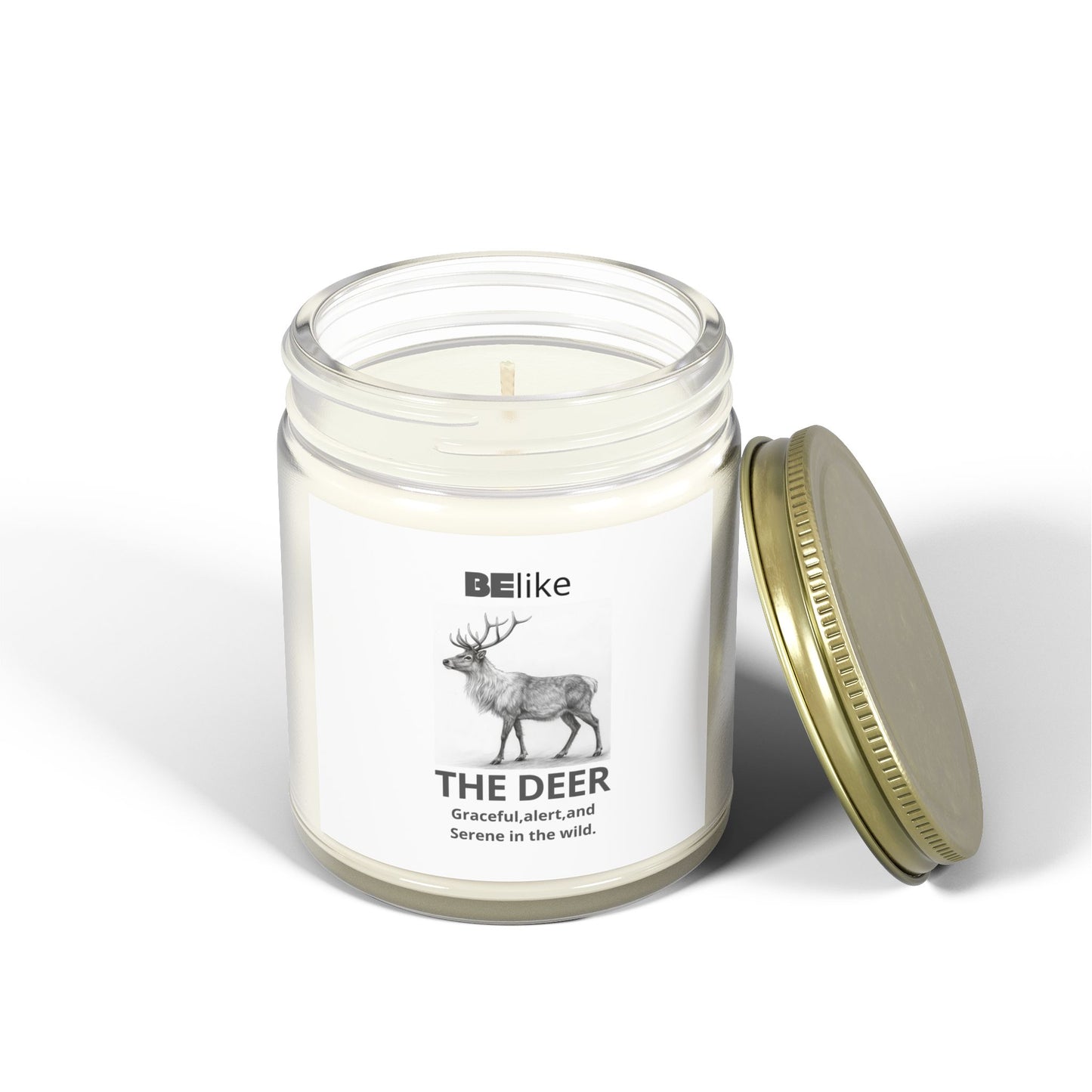 BElike The Deer Scented Candle - Coconut Apricot Wax (4oz, 9oz)