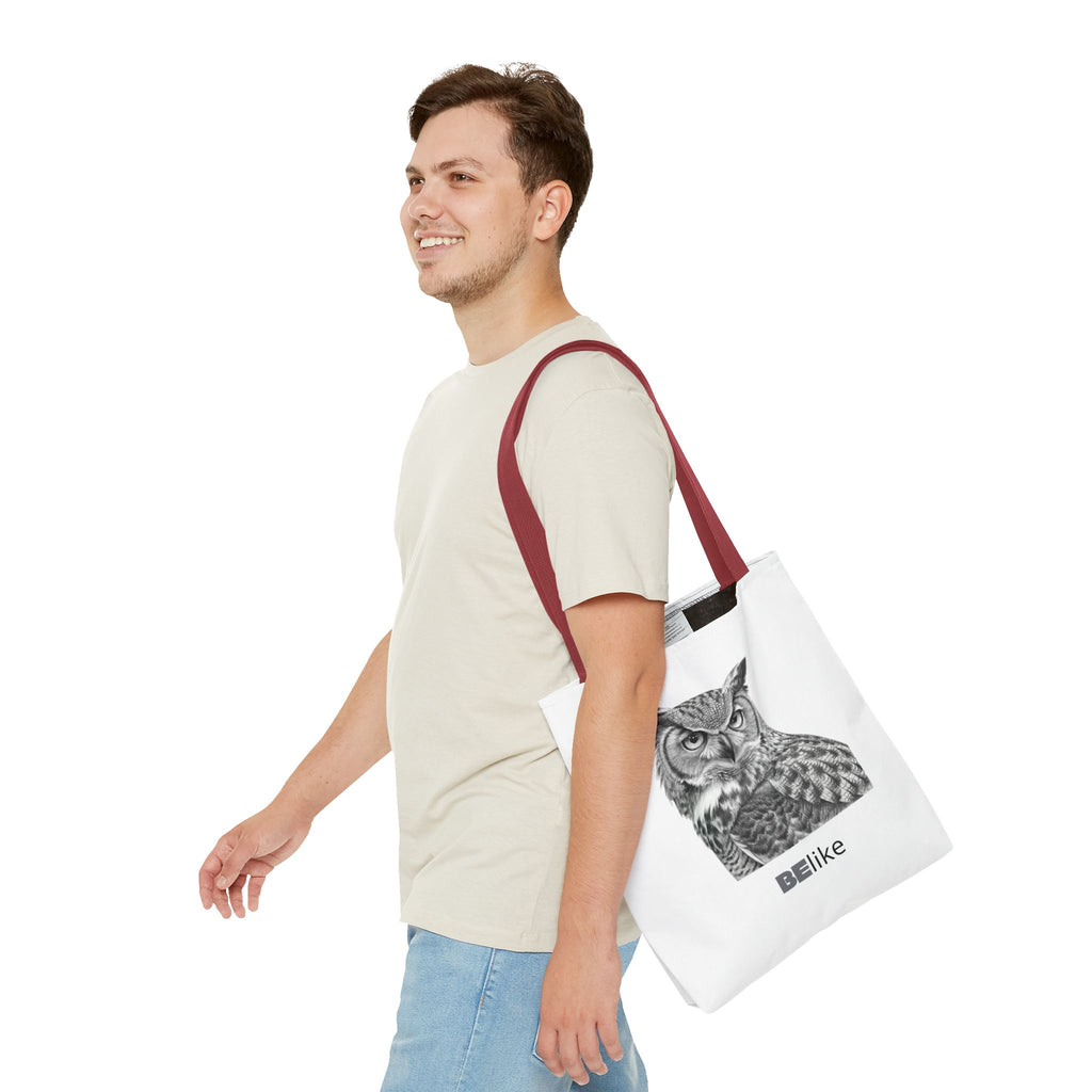 BElike the Owl Tote Bag | Patience & Purpose On the Go | BElike.store