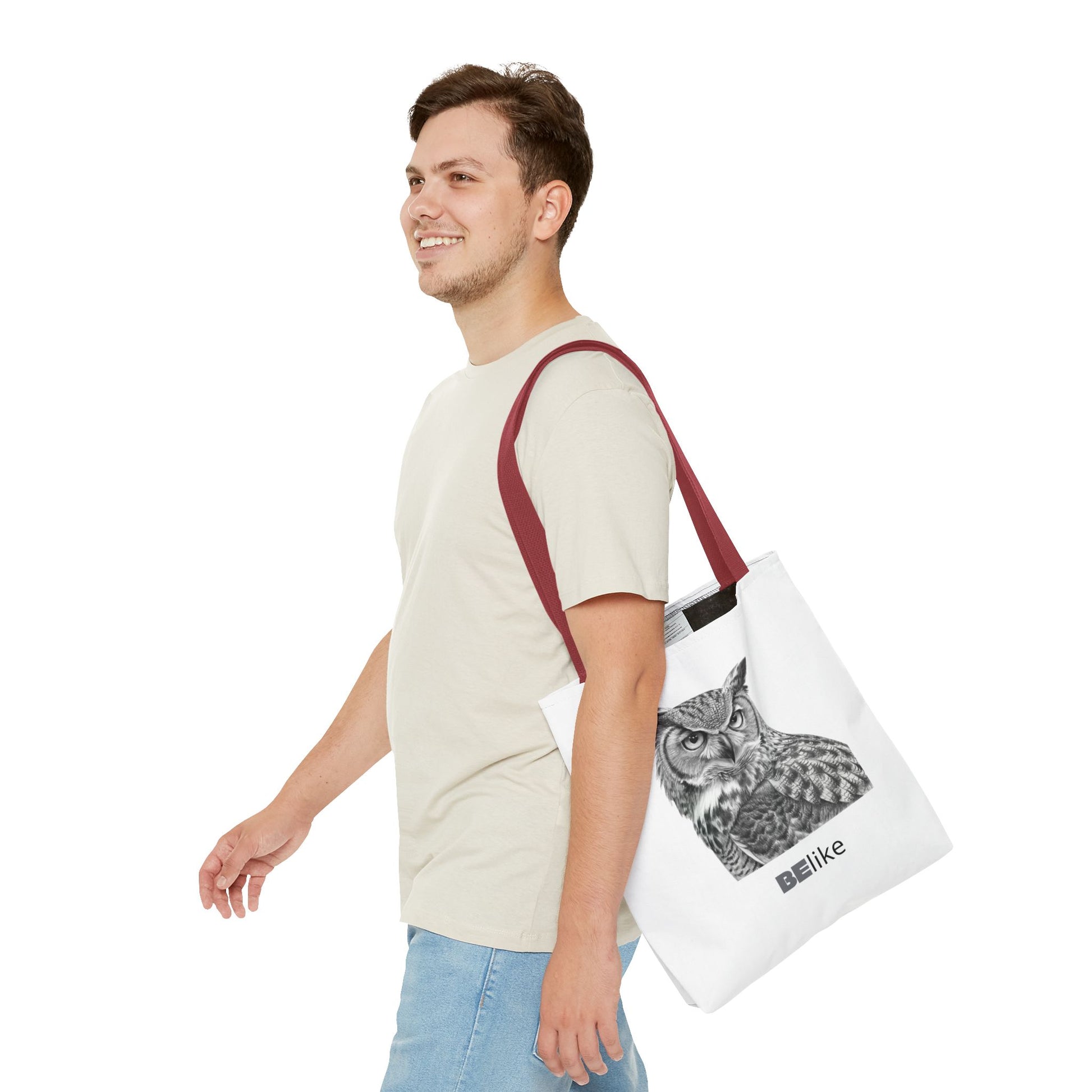 BElike the Owl Tote Bag | Patience & Purpose On the Go | BElike.store