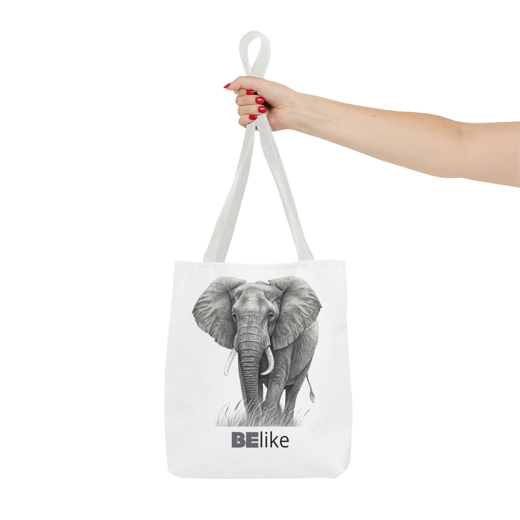BElike the Elephant Tote Bag | Wisdom in Motion | BElike.store