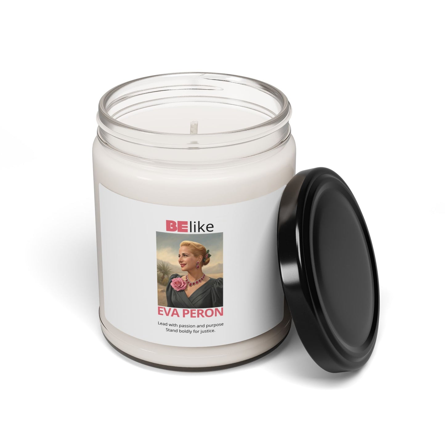 BElike Eva Perón Inspirational Scented Soy Candle