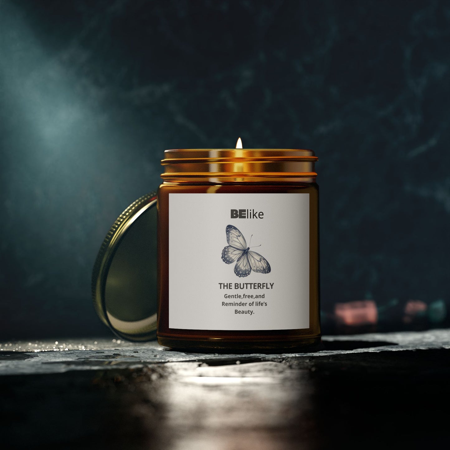 BElike The Butterfly Scented Candle - Coconut Apricot Wax (4oz, 9oz)