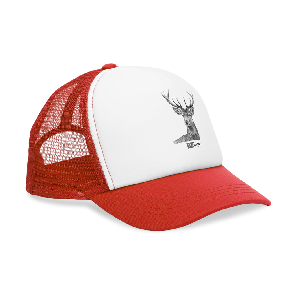 BElike the Deer Trucker Cap | Minimalist Spirit Animal Hat | BElike.store