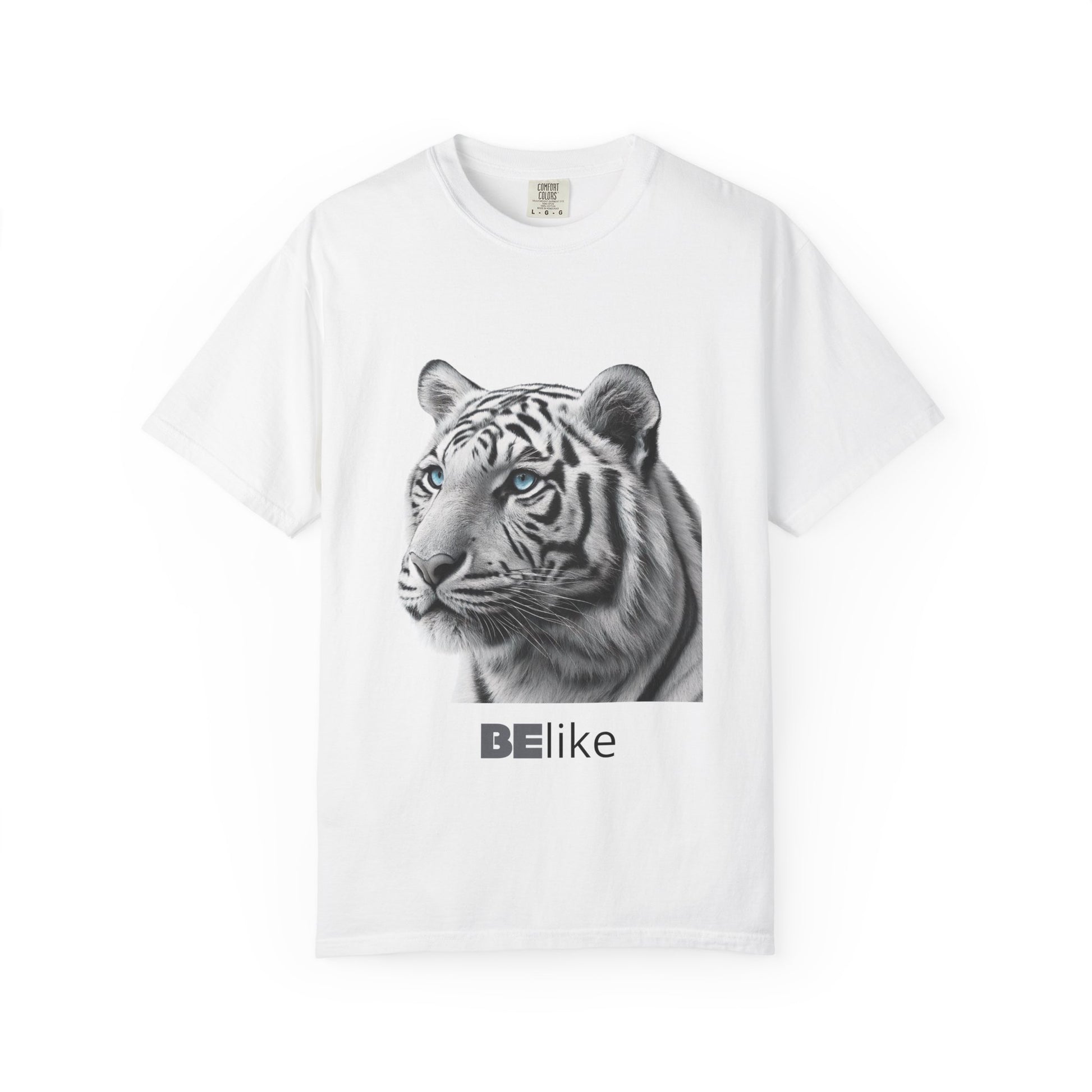 BElike The the White-tiger   Inspirational Unisex Garment-Dyed T-shirt
