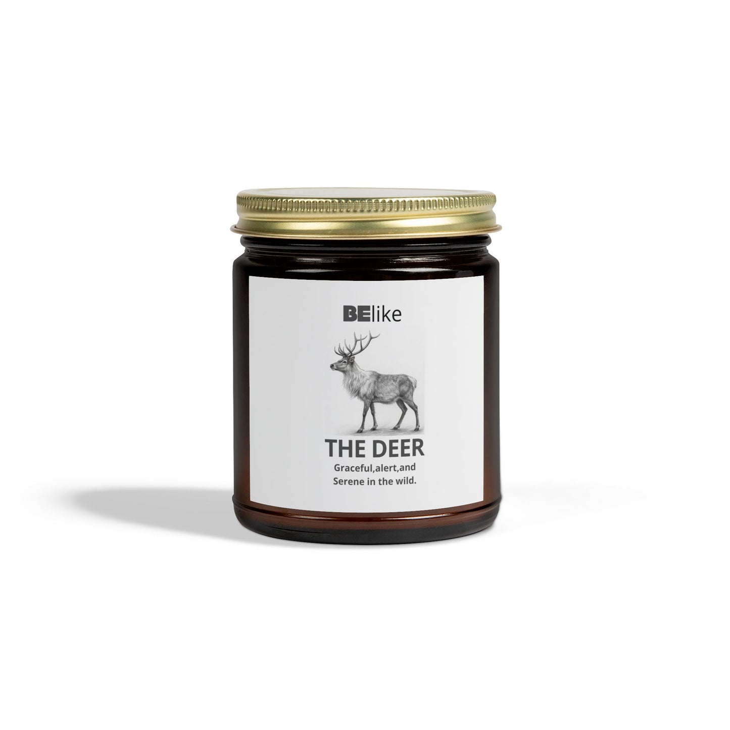 BElike The Deer Scented Candle - Coconut Apricot Wax (4oz, 9oz)