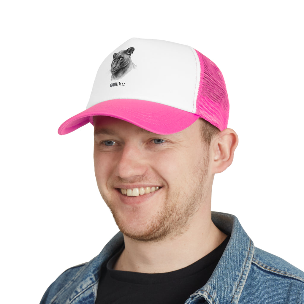 BElike the Black Panther Trucker Cap | Silent Strength Style | BElike.store