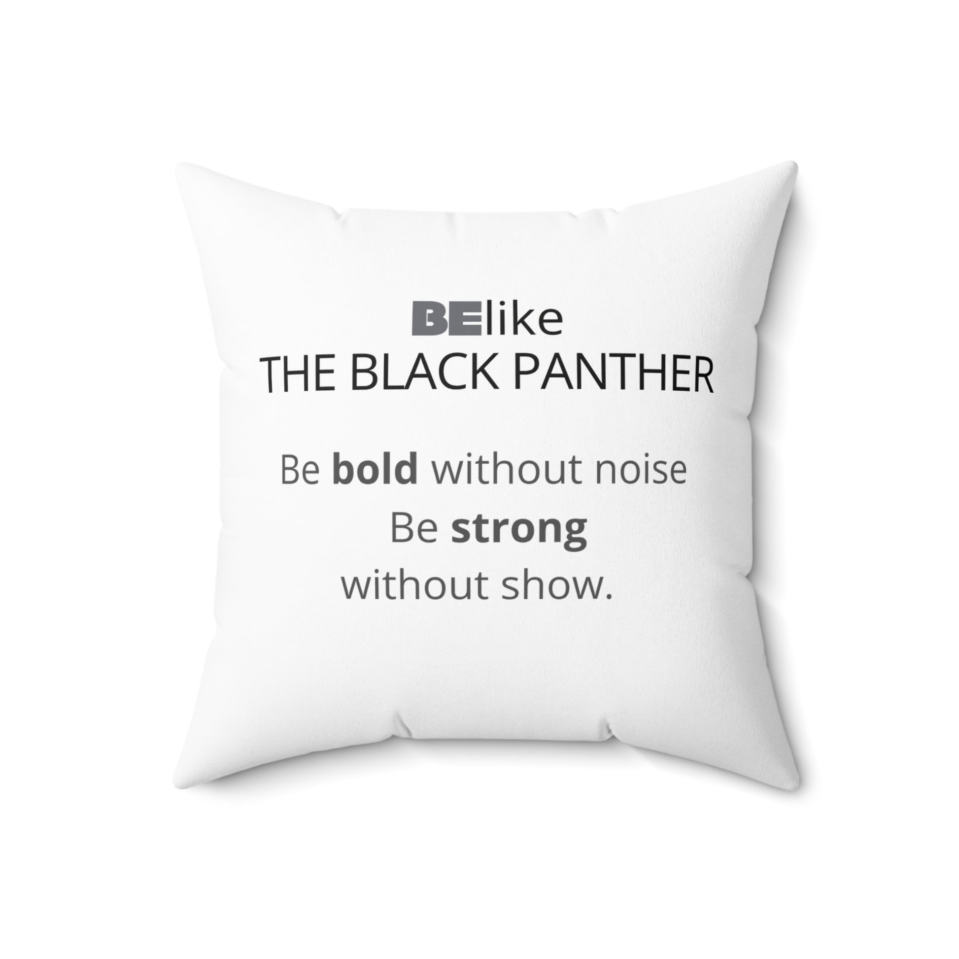 BElike the Black Panther Throw Pillow | Silent Strength for Your Space | BElike.store