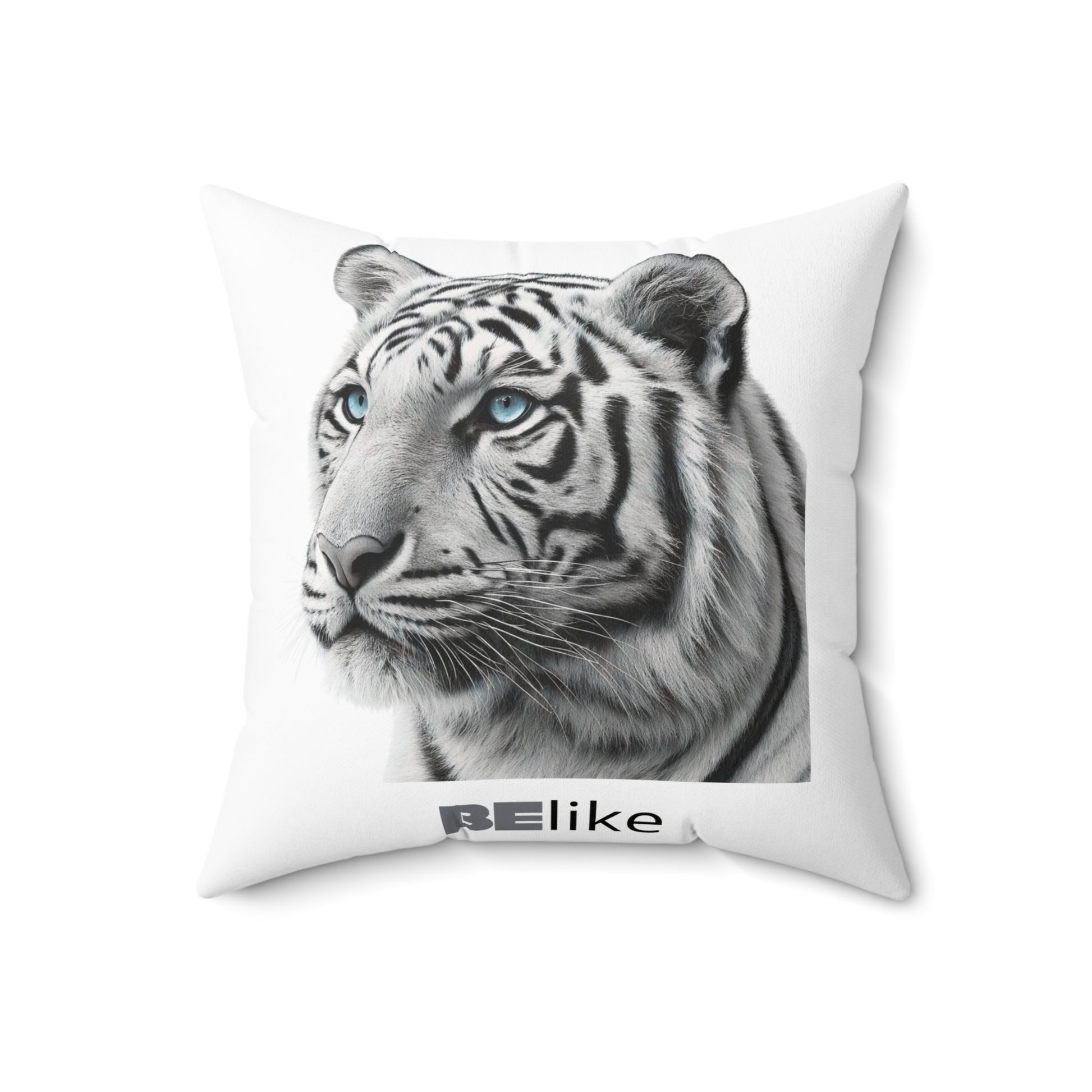 BElike the White Tiger Throw Pillow | Spirit Animal Decor | BElike.store