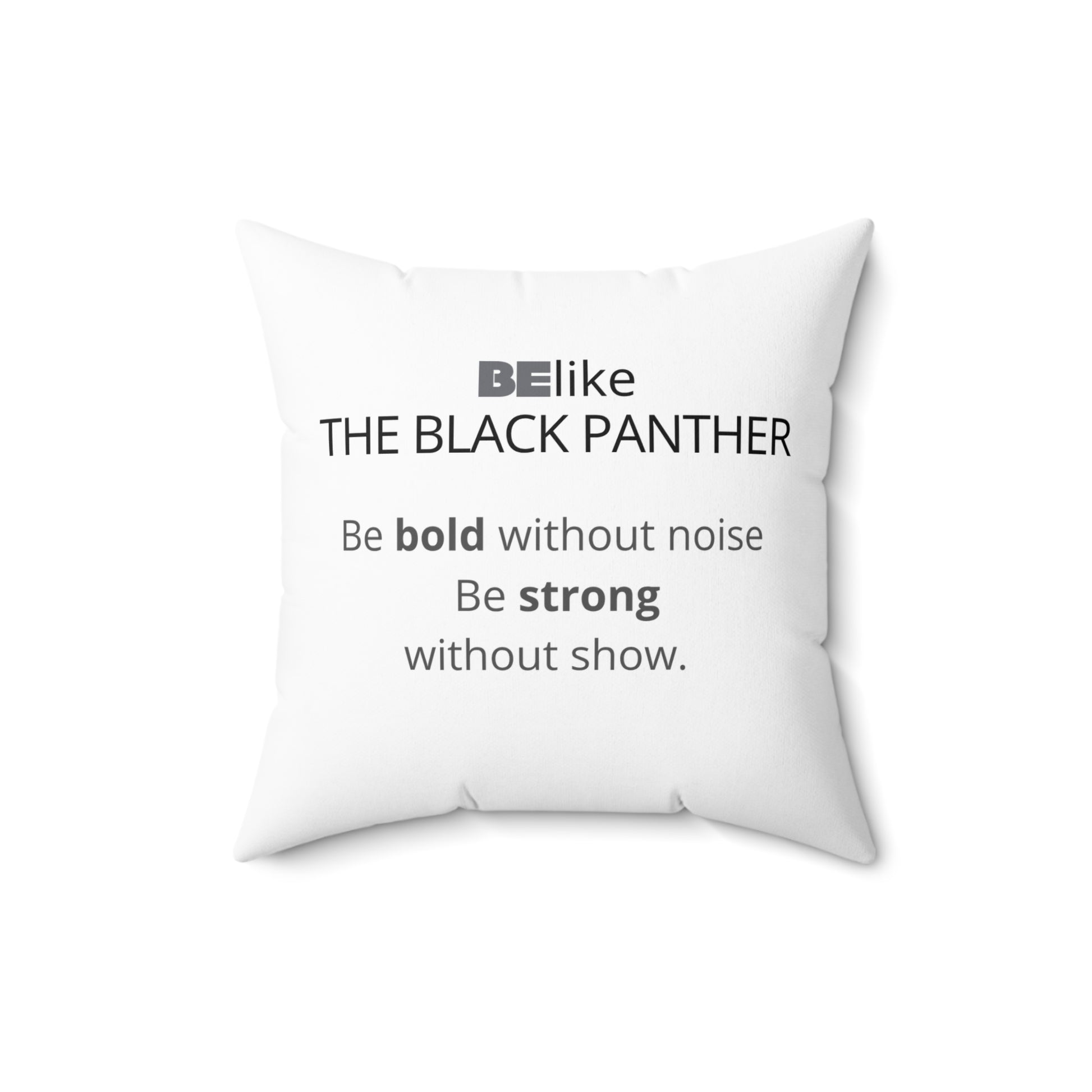 BElike the Black Panther Throw Pillow | Silent Strength for Your Space | BElike.store