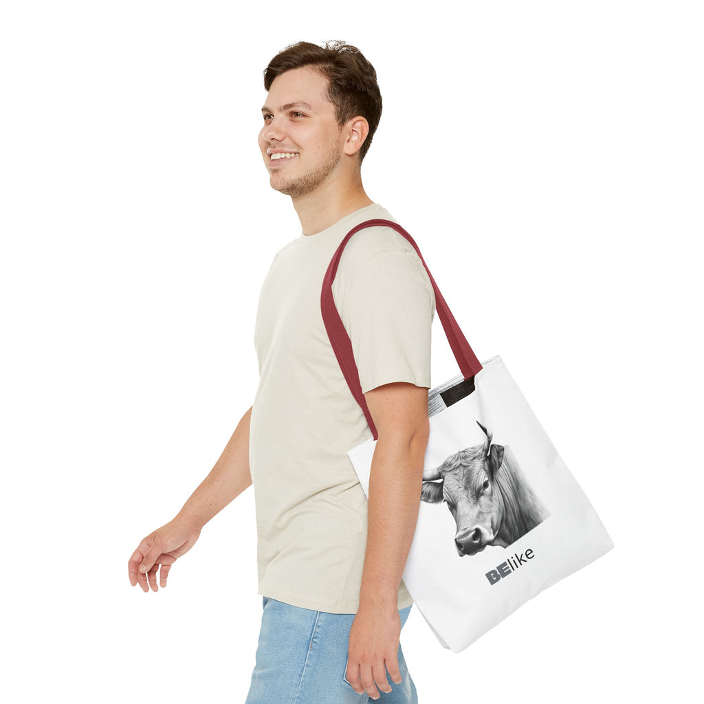 BElike the Bull Tote Bag | Strong & Stylish Animal Spirit Bag | BElike.store